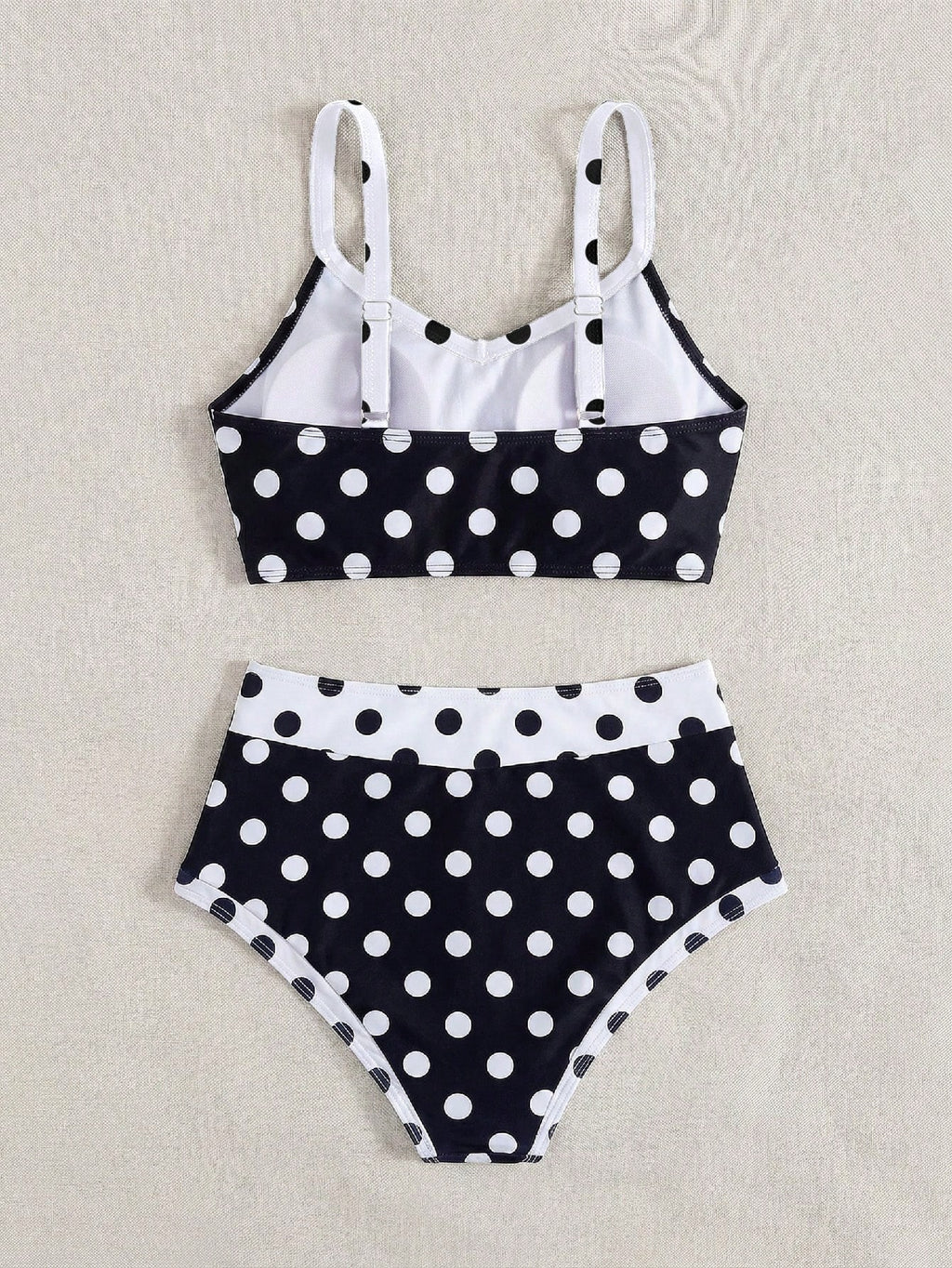 Swim Lushoire 2pcs/Set New Colorful Bowknot Backless Off Shoulder