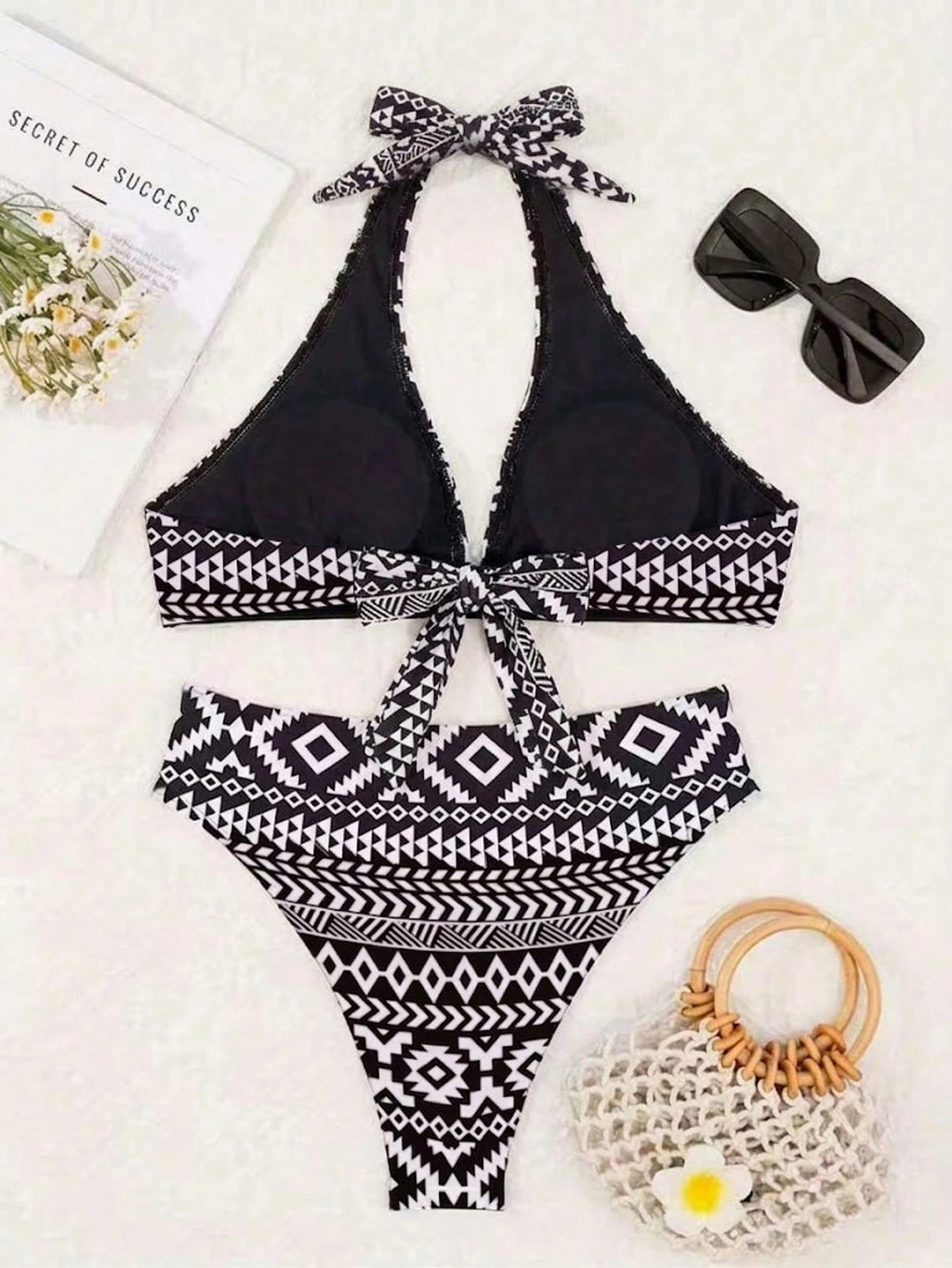 Floral Print Bikini Set For Beach Vacation Summer