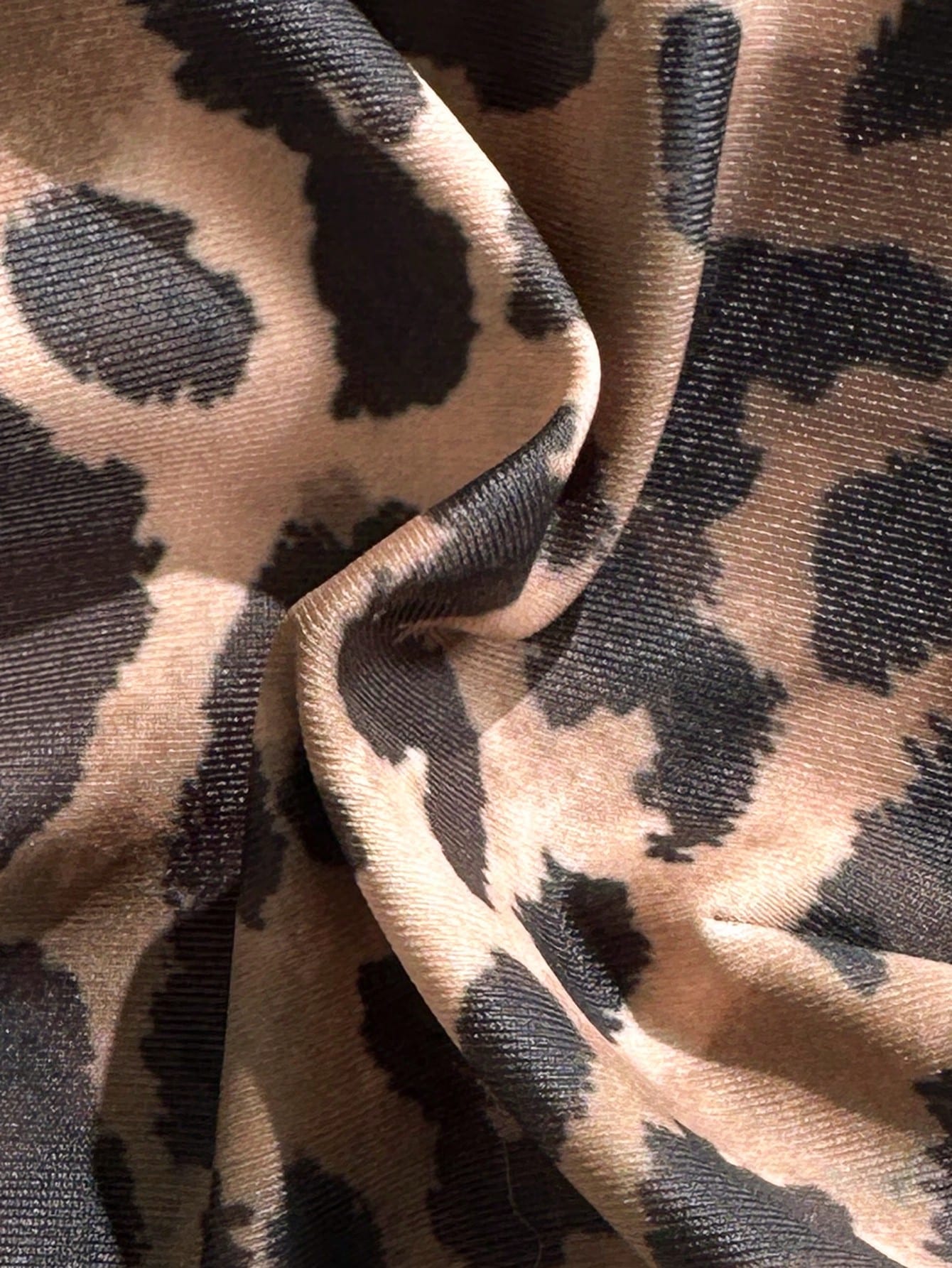 Summer Women's Fashion Sexy Leopard Print Black & Contrast Color
