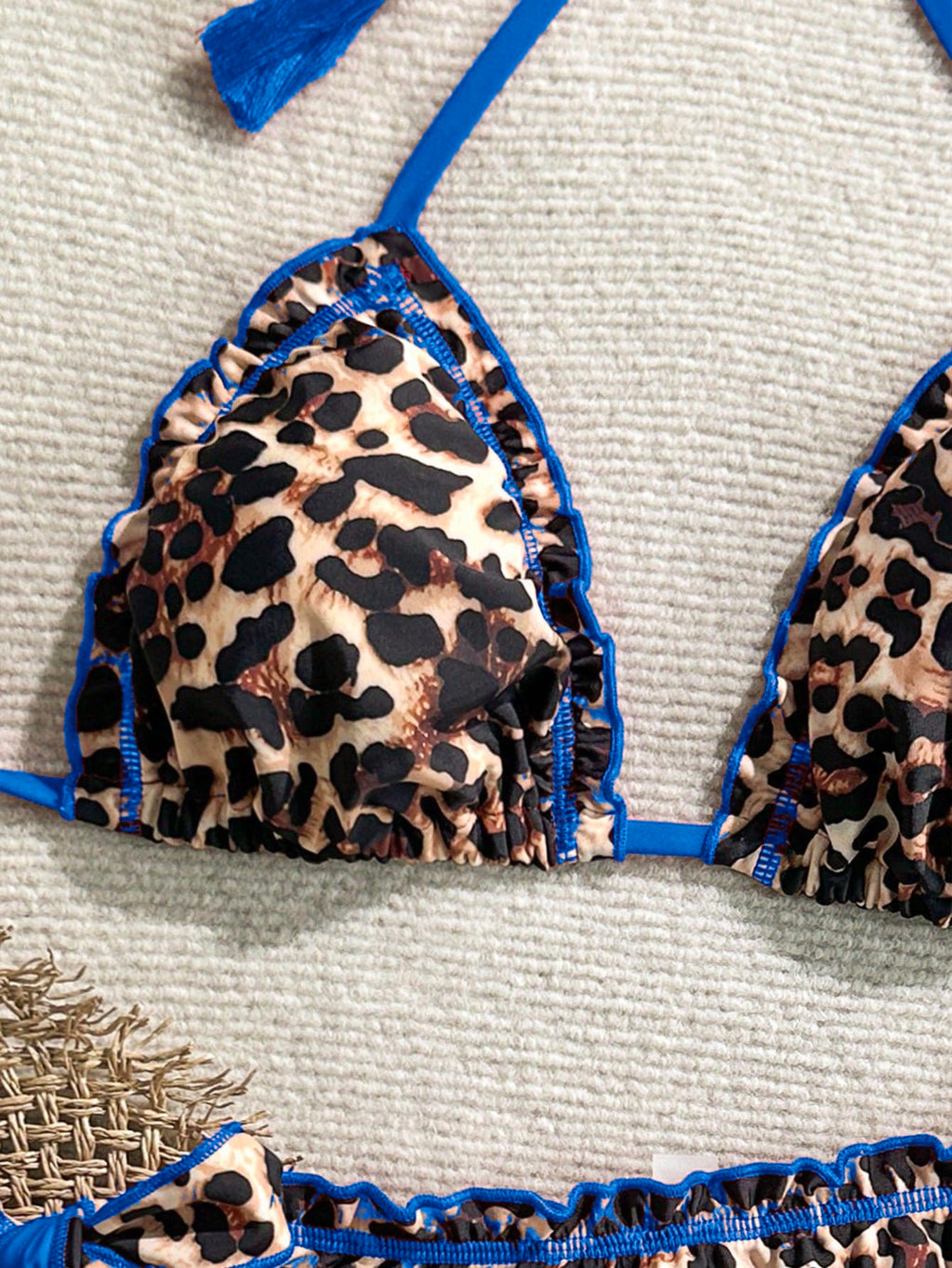 Soleia Women's Retro Colorful Leopard, Zebra, Floral Print Frill