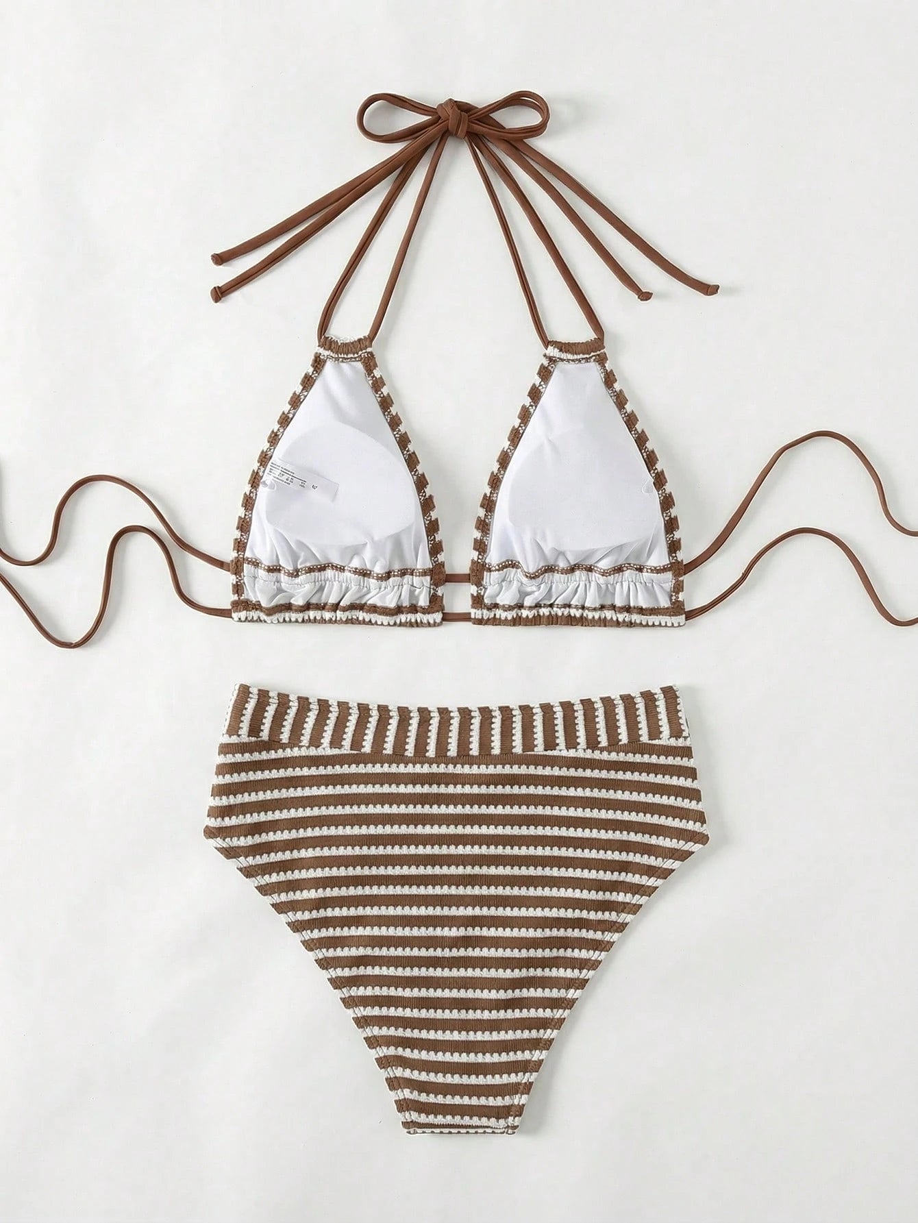 Zestiva 2026 New Women's 2-Piece Swimsuit Set With Line Contrast