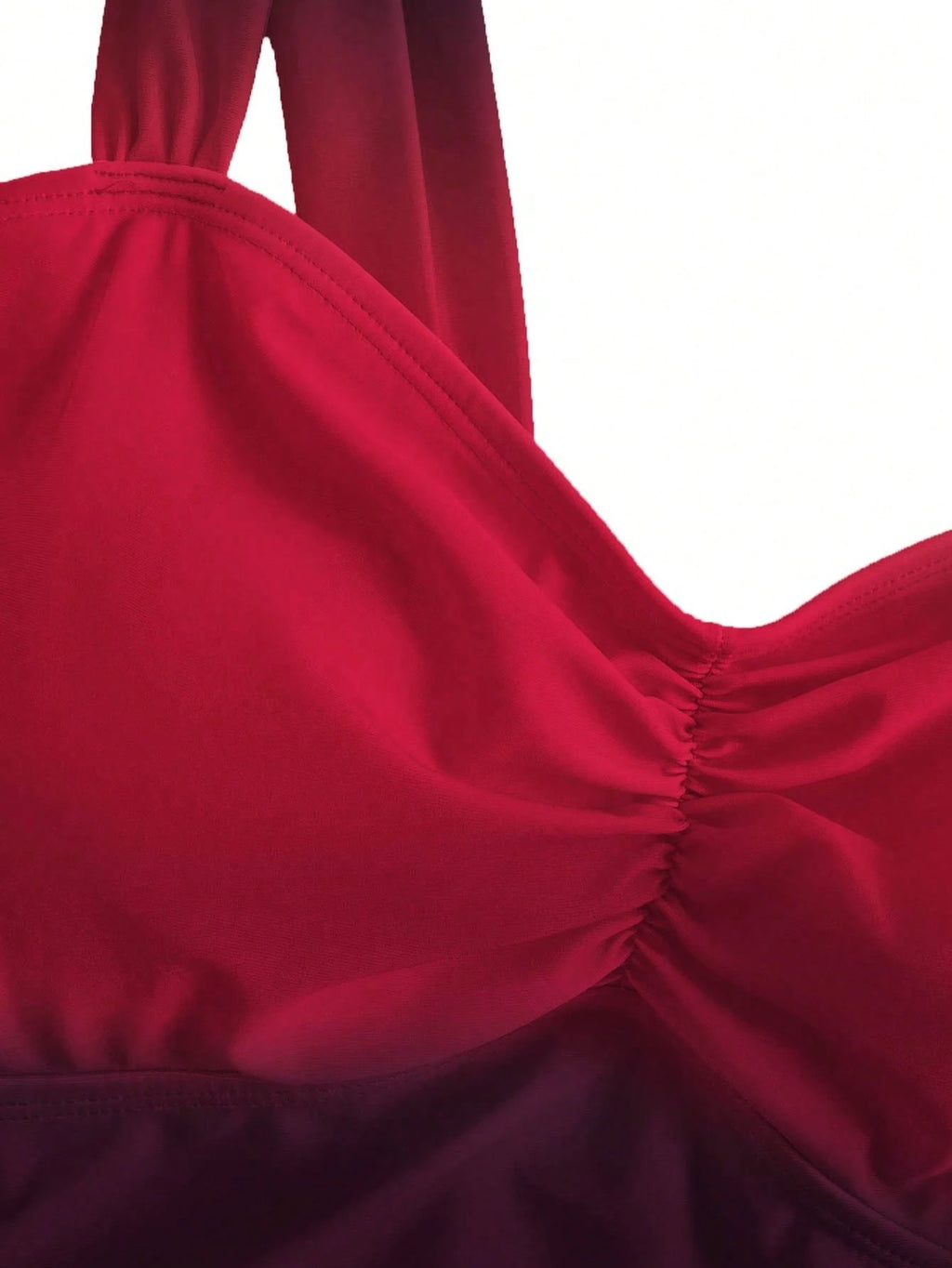 Swim Oasis Plus Size Women 2pcs Gradient Ruched One-Piece Swimsuit - image 13