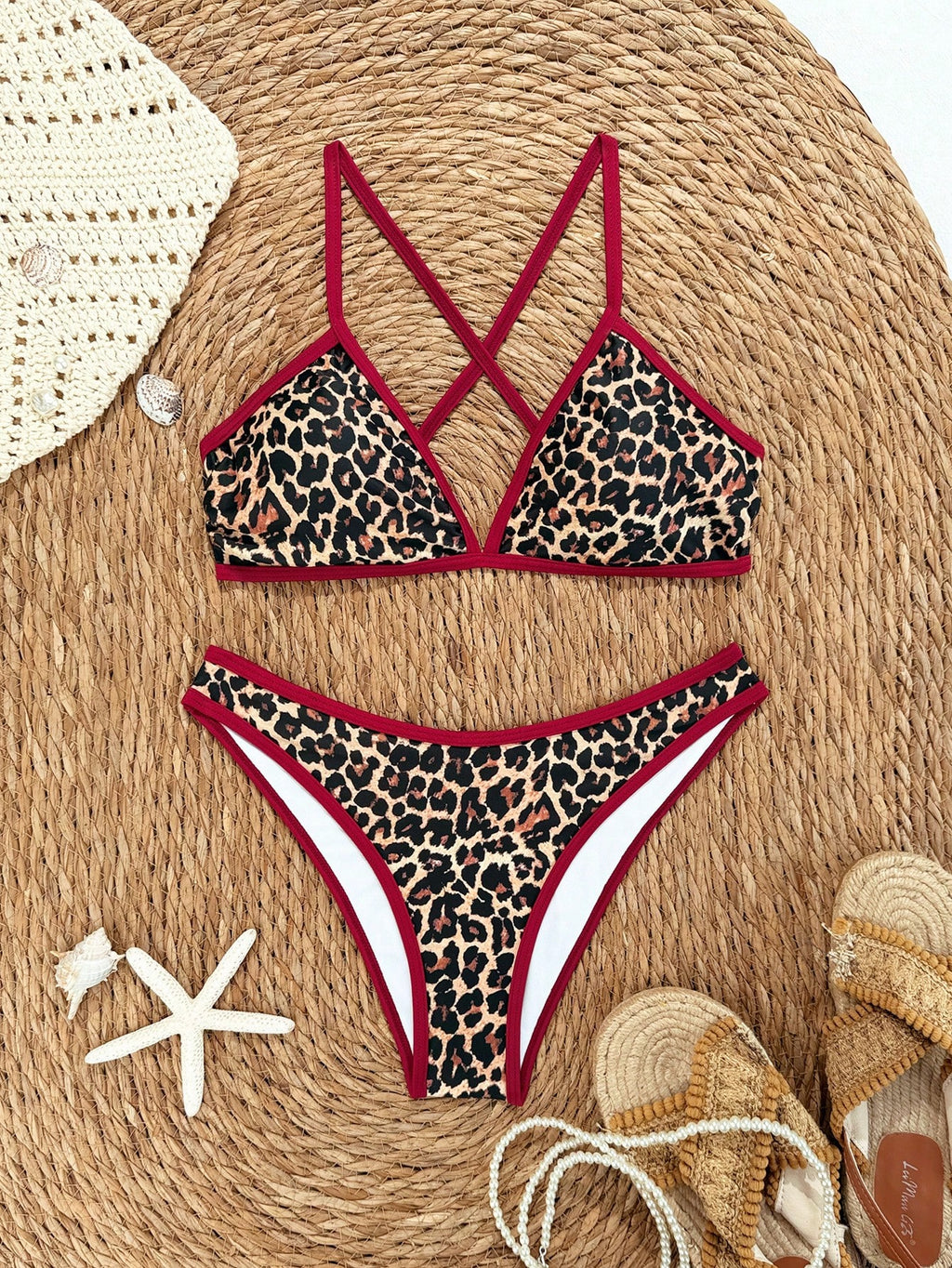 Swim Vcay 2026 Spring/Summer Sweet & Spicy Girl Vintage Triangle Bikini, Small C
