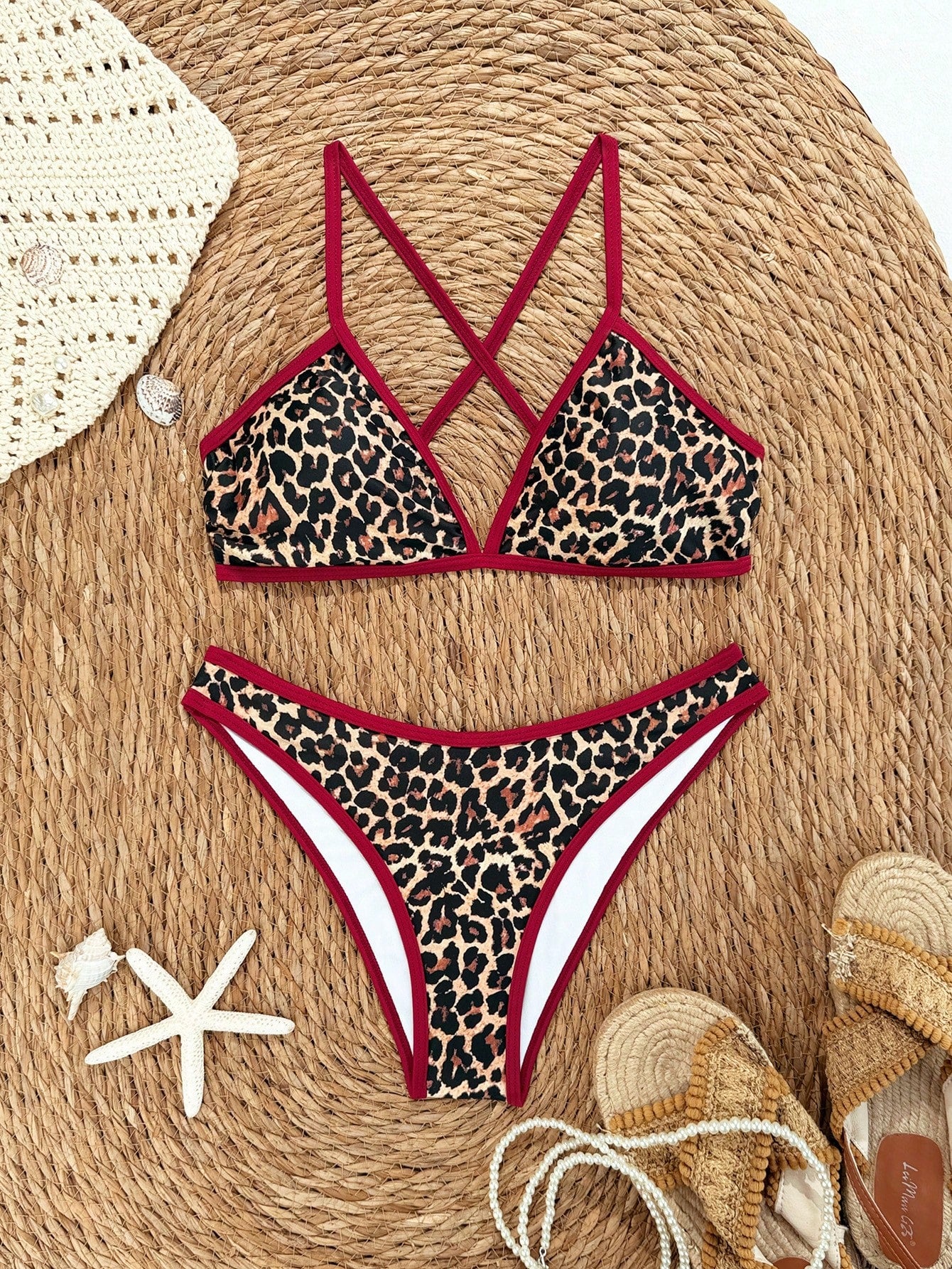 Swim Vcay 2026 Spring/Summer Sweet & Spicy Girl Vintage Triangle Bikini, Small C