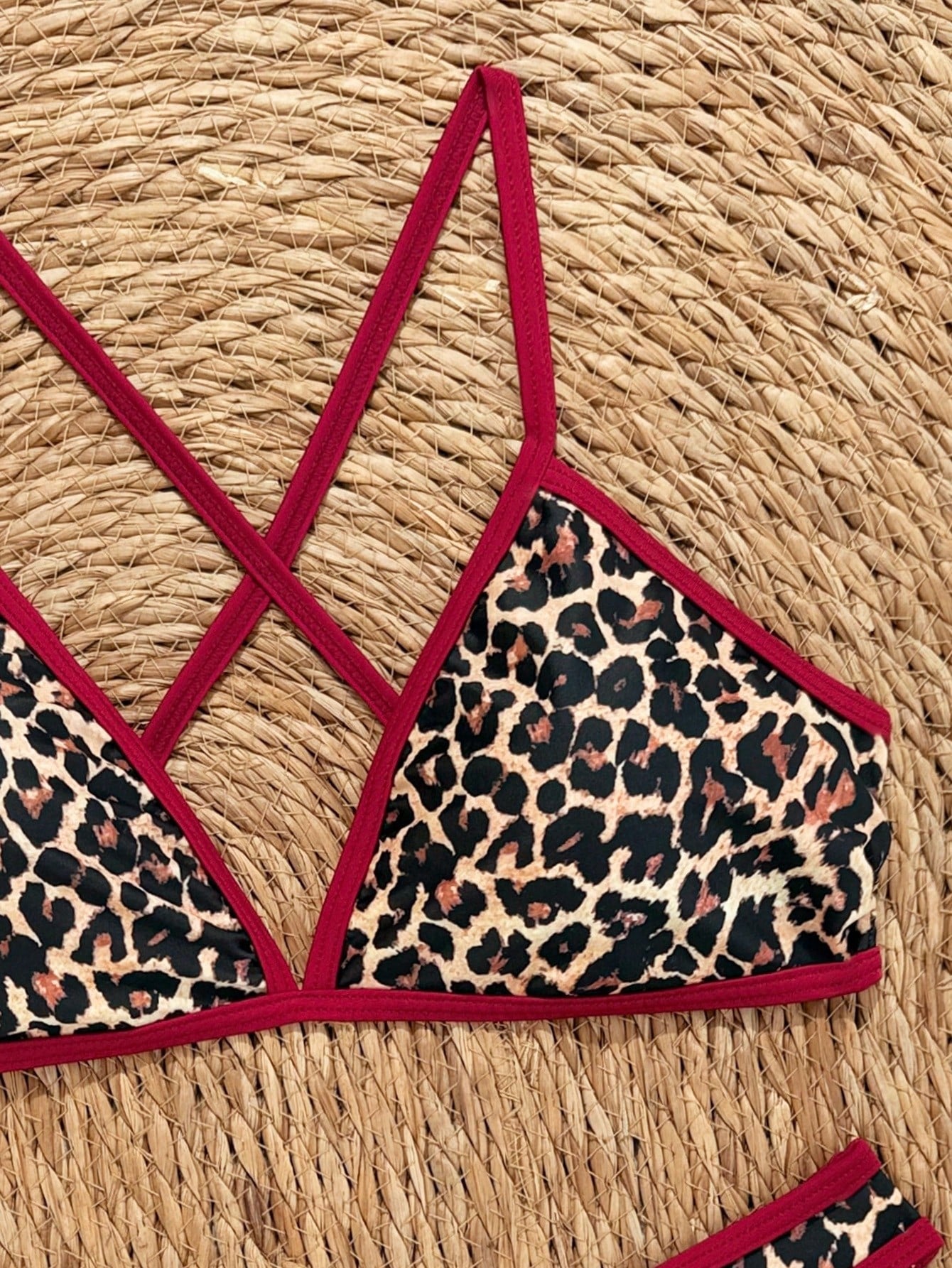 Swim Vcay 2026 Spring/Summer Sweet & Spicy Girl Vintage Triangle Bikini, Small C