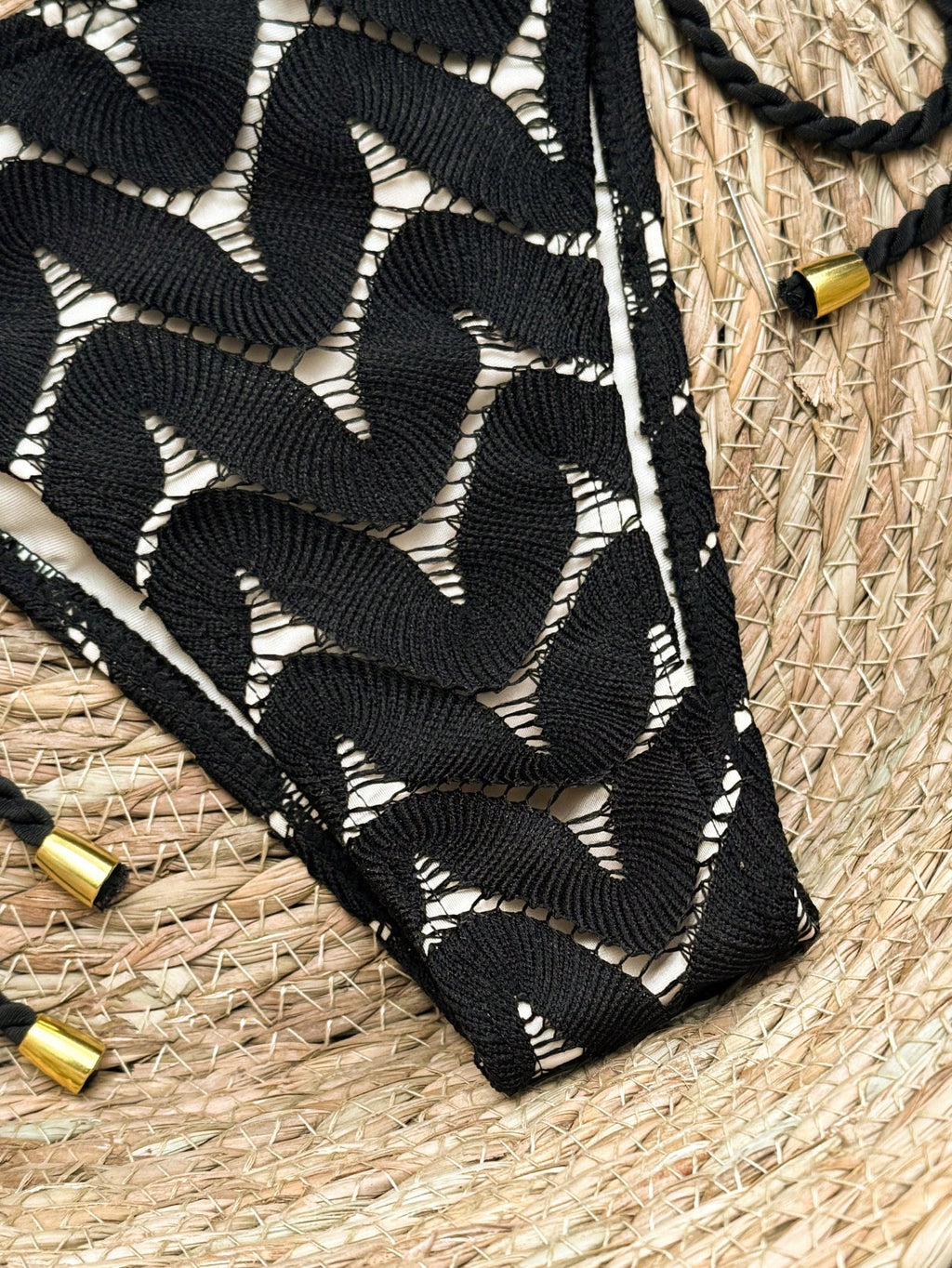 Women's 2026 New Fashion Chic Macrame Halter Neck Backless Swimwear