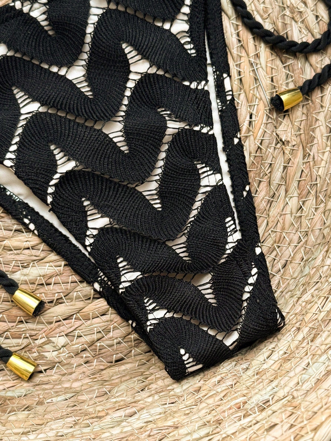 Women's 2026 New Fashion Chic Macrame Halter Neck Backless Swimwear