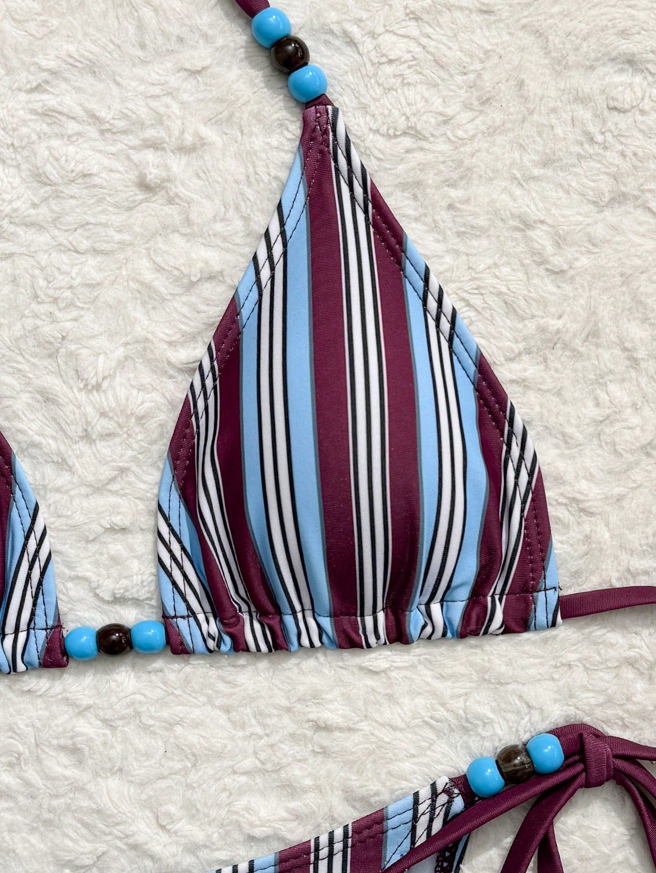 Costavie Blue And White Striped Summer Casual Holiday Pool Party