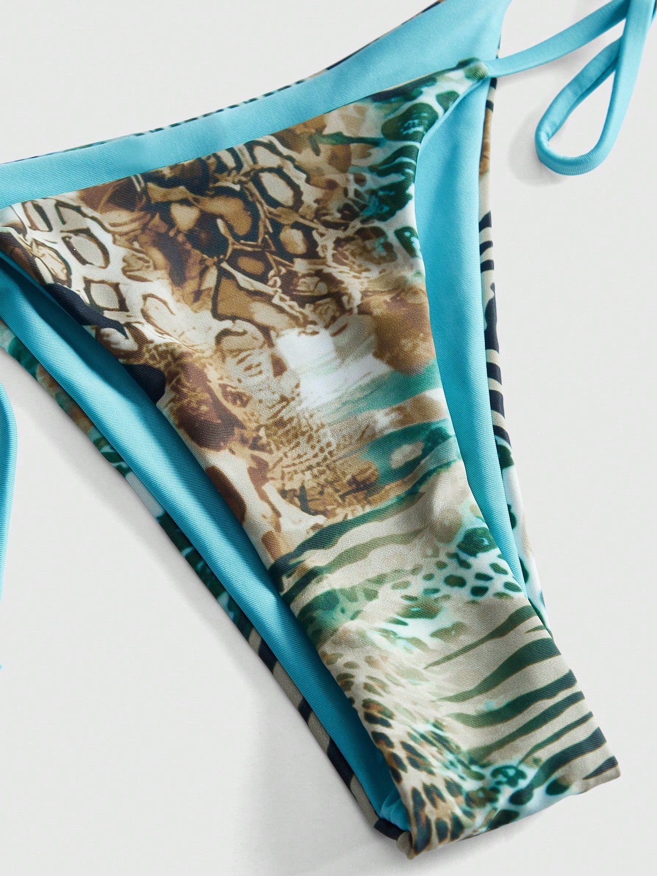Avant 2025 Sexy Vintage Leopard Print Pattern Bikini 2 Pieces Set For