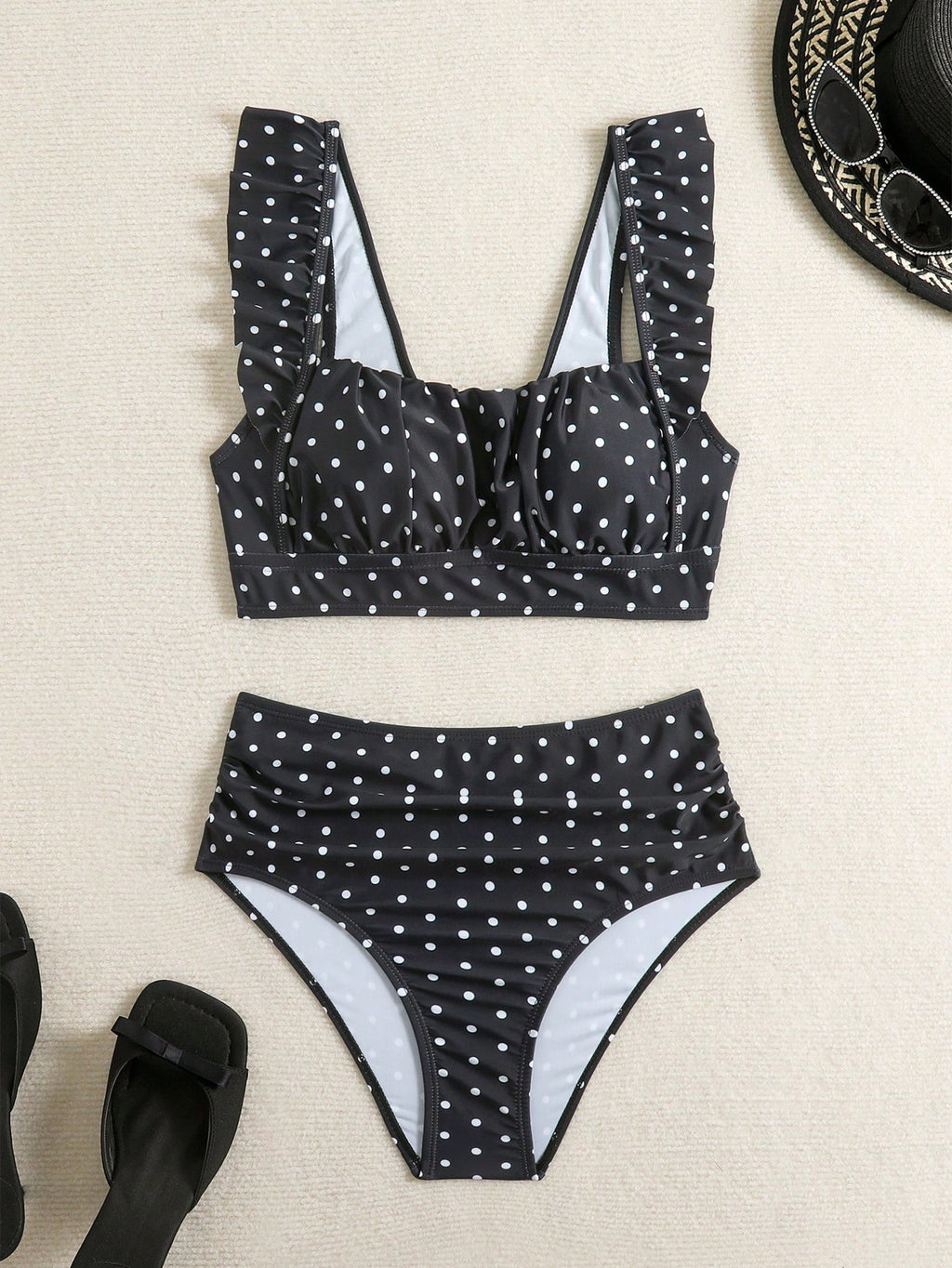 Swim Basics 2pcs Women's Pink Summer Cute Beach Party Holiday Holiday