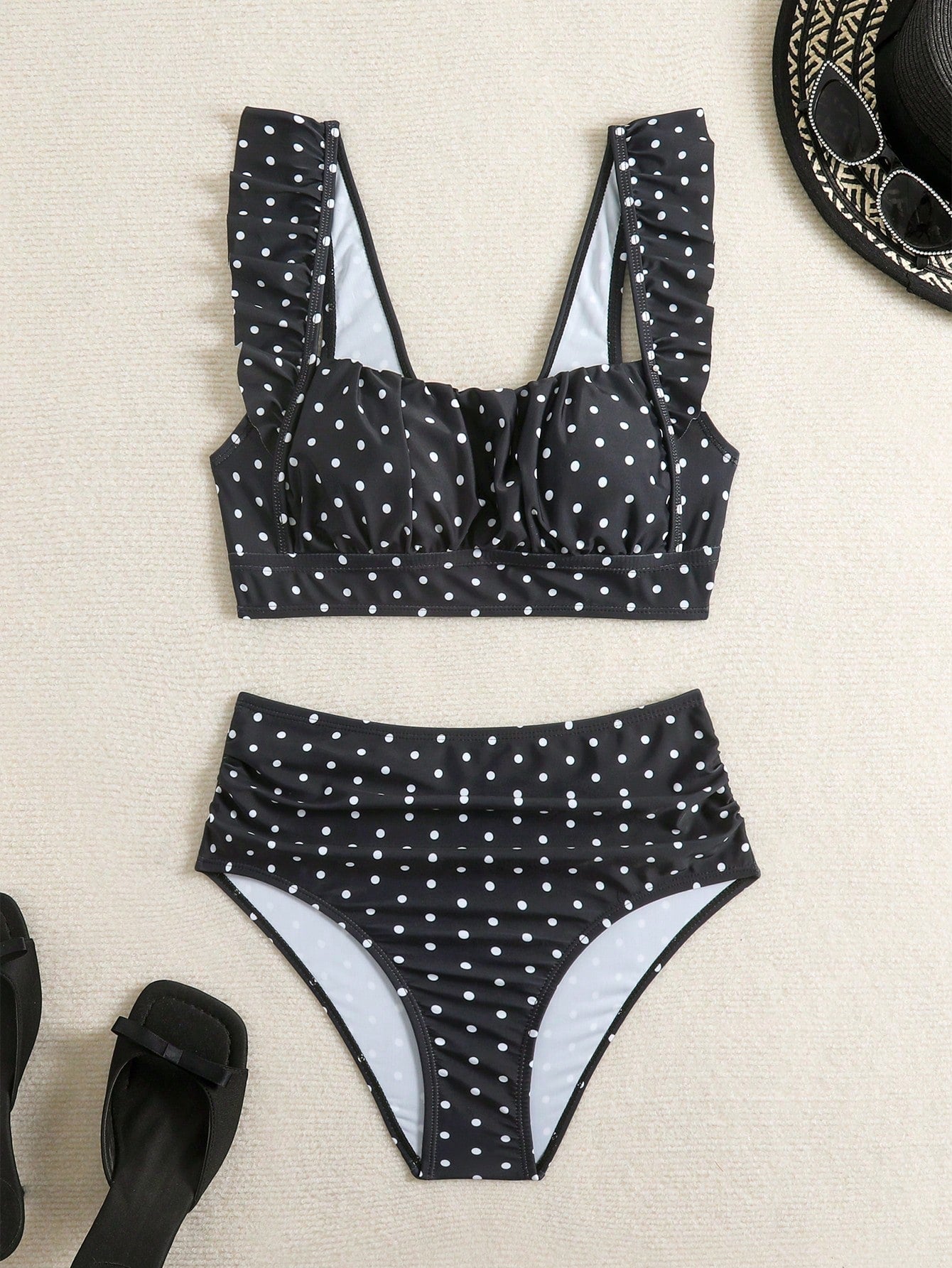 Swim Basics 2pcs Women's Pink Summer Cute Beach Party Holiday Holiday