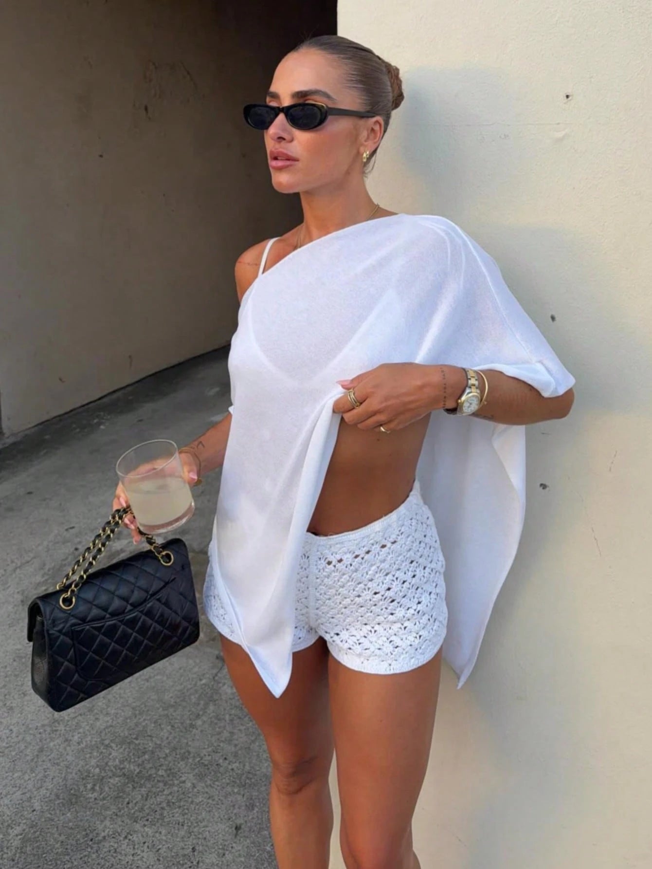 2026 New Women's Fashion Elegant Loose Knit Top, Suitable For Daily Wear And Casual Travel Vacation Beach - image 3