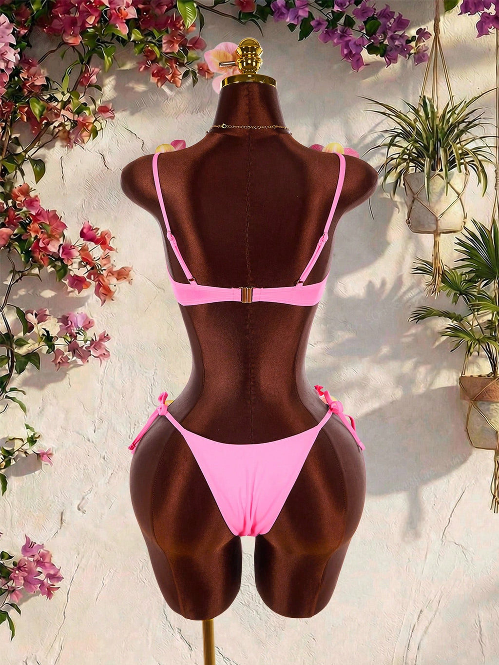 Amplova Women's 3D Orchid Flower Swimwear, & Avant-Garde, Suitable
