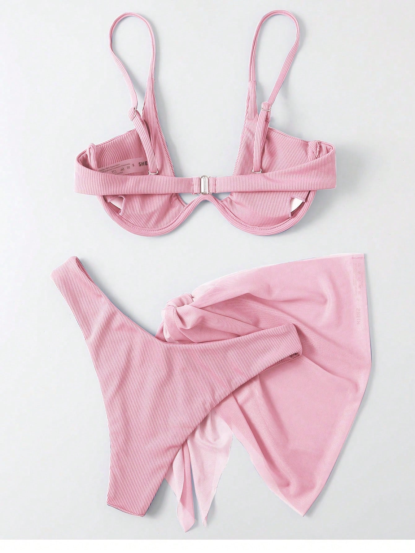 Swim SXY Summer 3pcs Bikini With Underwire, Minimalist & Fashion, Casual For Dai