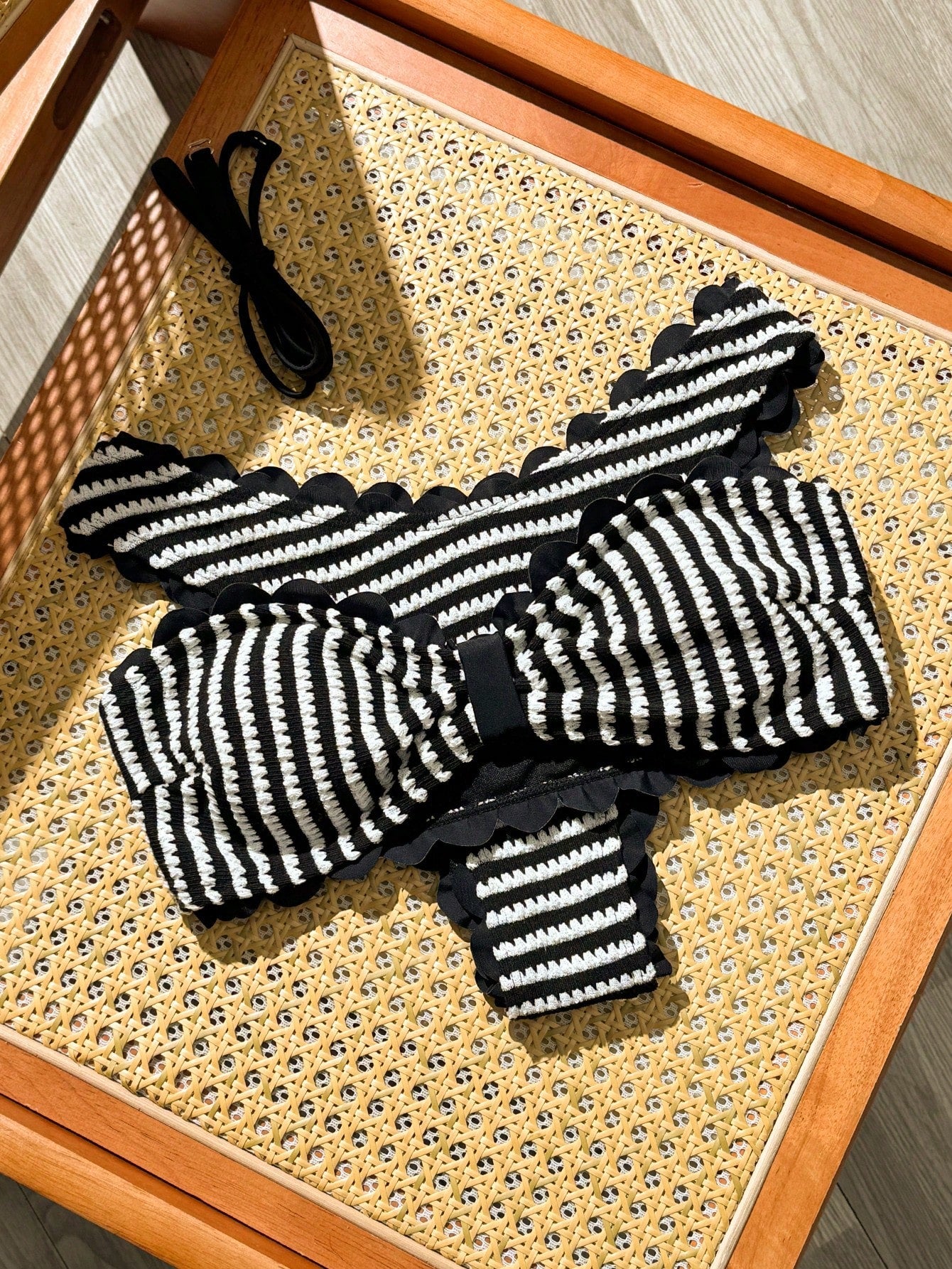 Swim Vcay 2026 New Spring/Summer Women 2 Pieces Swimwear, Elegant Casual Beach Vacation Swimwear Set - image 3