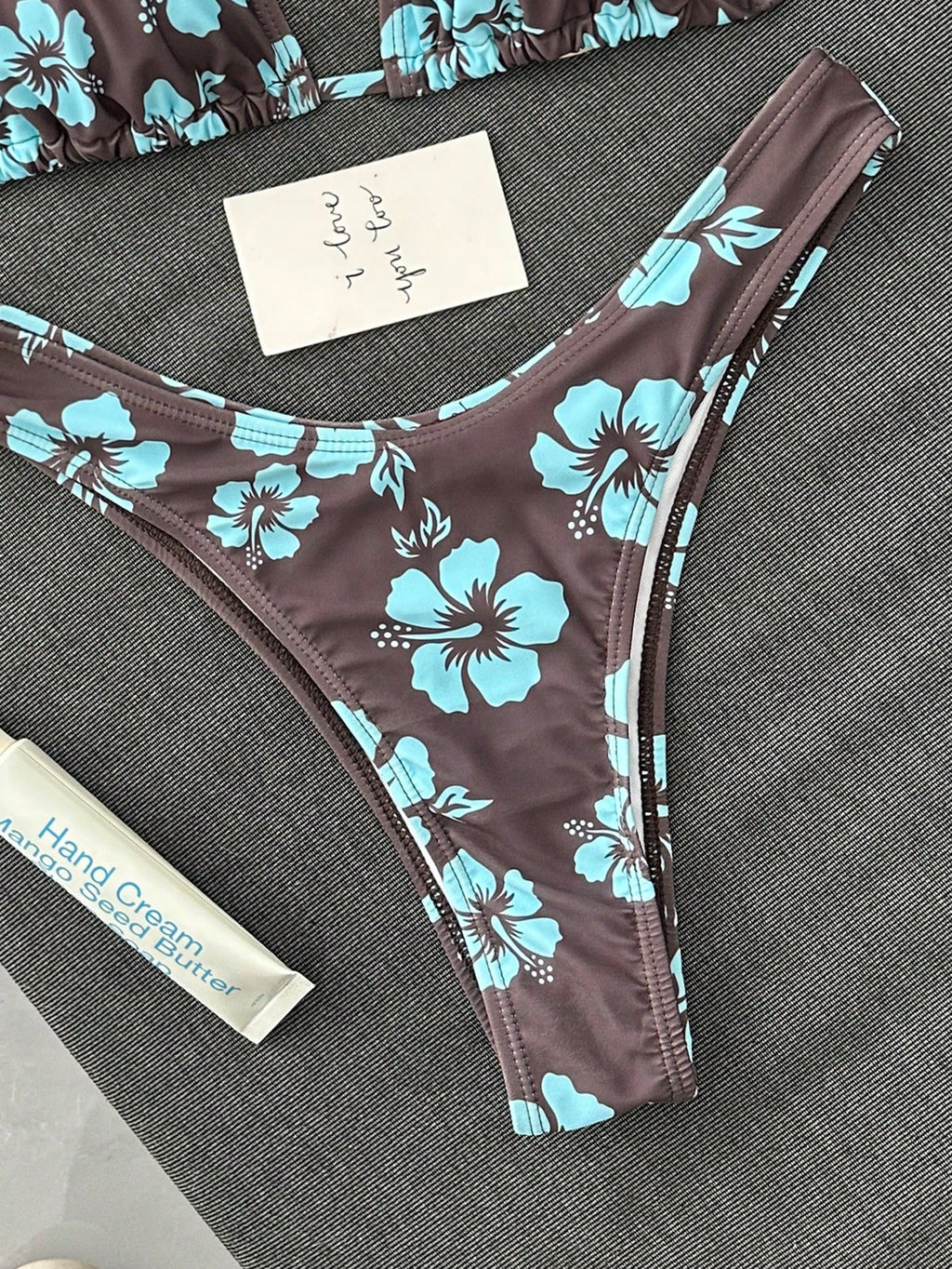 Swim Mod Ladies' Simple Printed Two-Piece Bikini Set (Copyrighted) Summer Beach - image 6