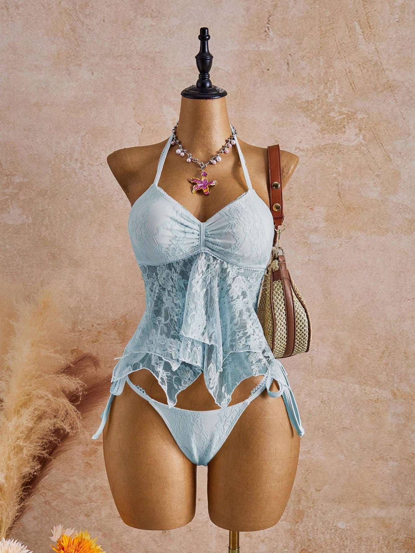 Bellisia 26SS Spring/Summer Vacation Beach Ivory Lace Floral Trim