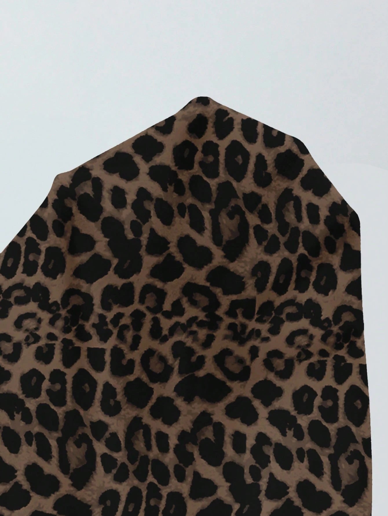 Soleia Casual Minimalist Sexy Brown Leopard Print Full Coverage Women