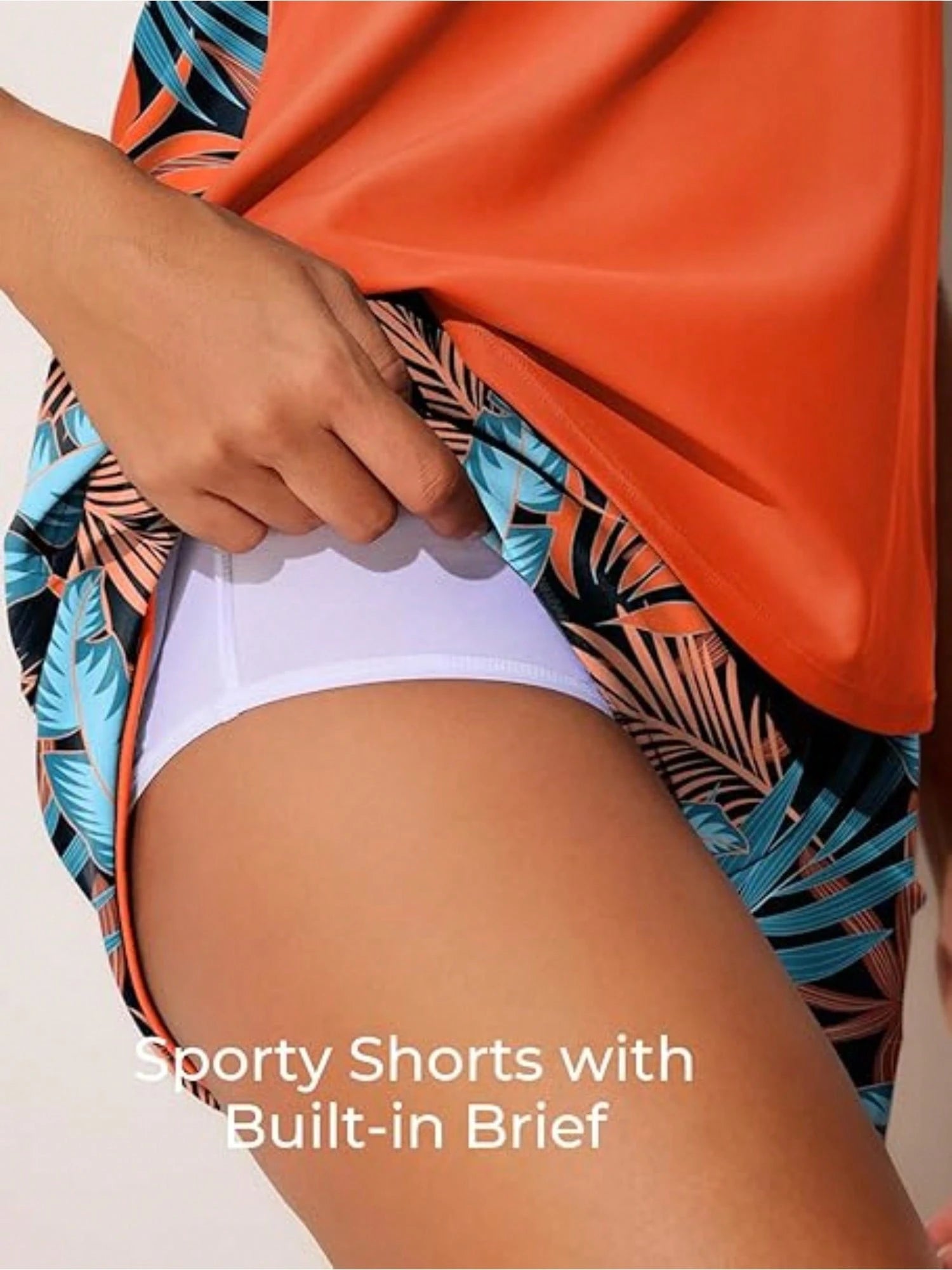 Y2K Slim Fit Printed Split Swimsuit, Sleeveless Tank Bikini, Tummy
