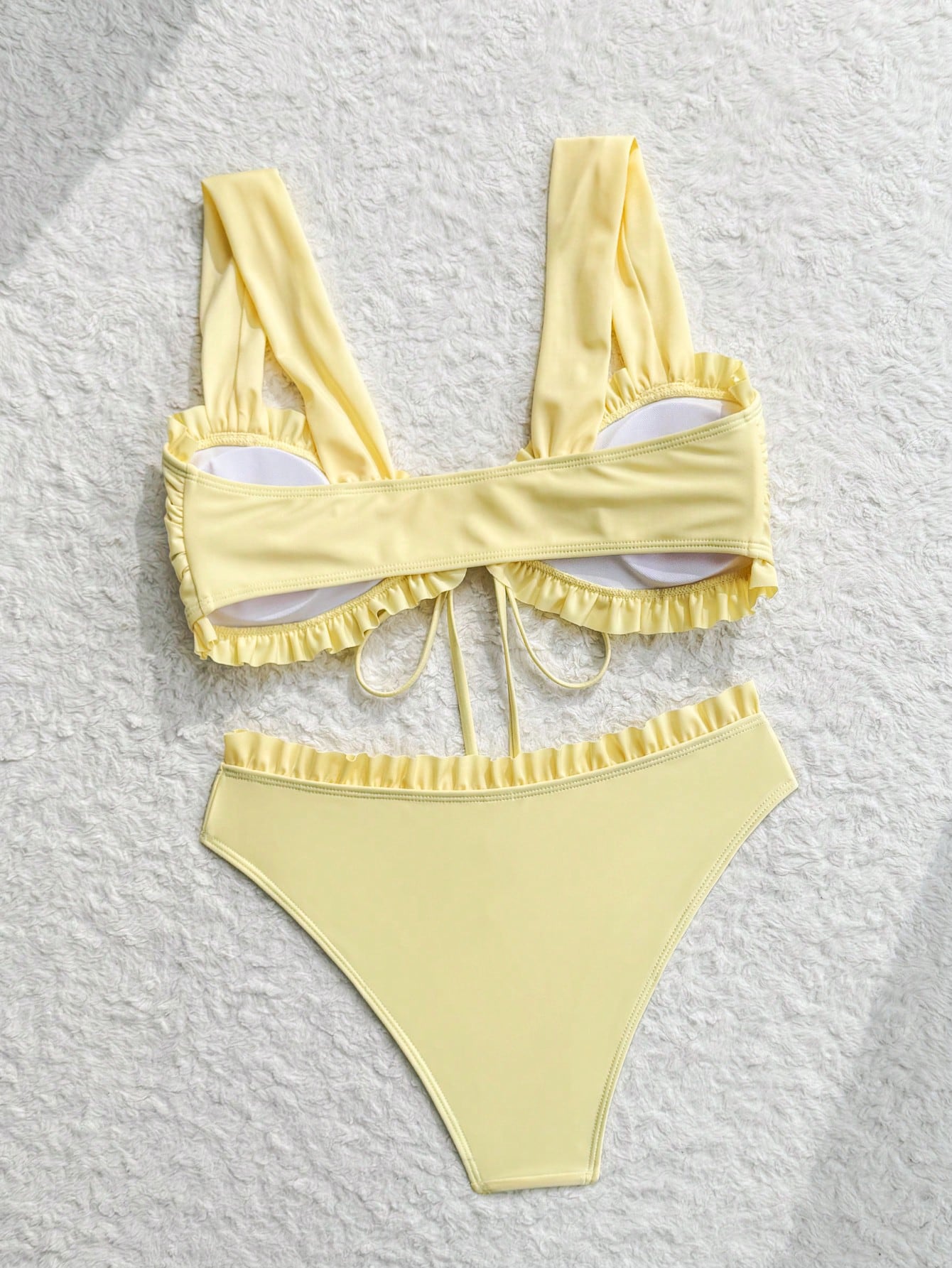 Swim Mod Sweet Girl 2-Piece Floral Random Print Wide Strap Tie-Front Triangle Bikini Swimsuit Set For Women - image 10