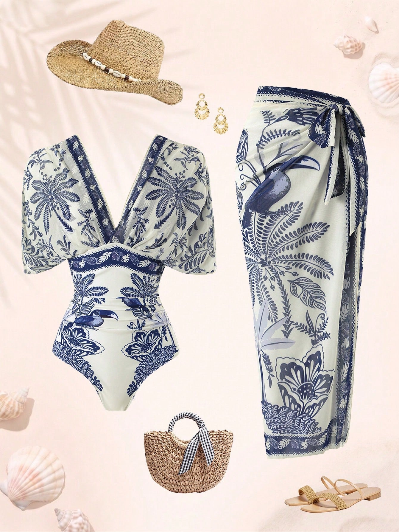 Swim Oasis 2026 New Spring/Summer Women 2pcs Solid Color Swimsuit
