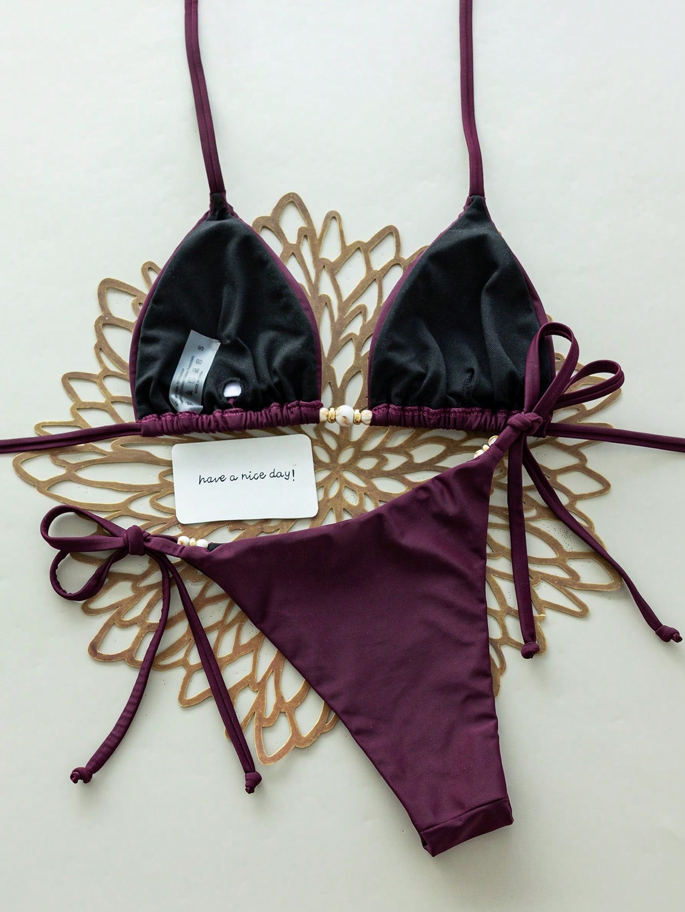 Swim Chiccia Spring/Summer Women's 2-Piece Swimsuit Set, Sexy