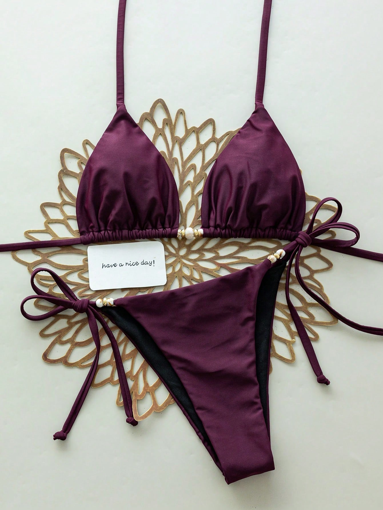 Swim Chiccia Spring/Summer Women's 2-Piece Swimsuit Set, Sexy