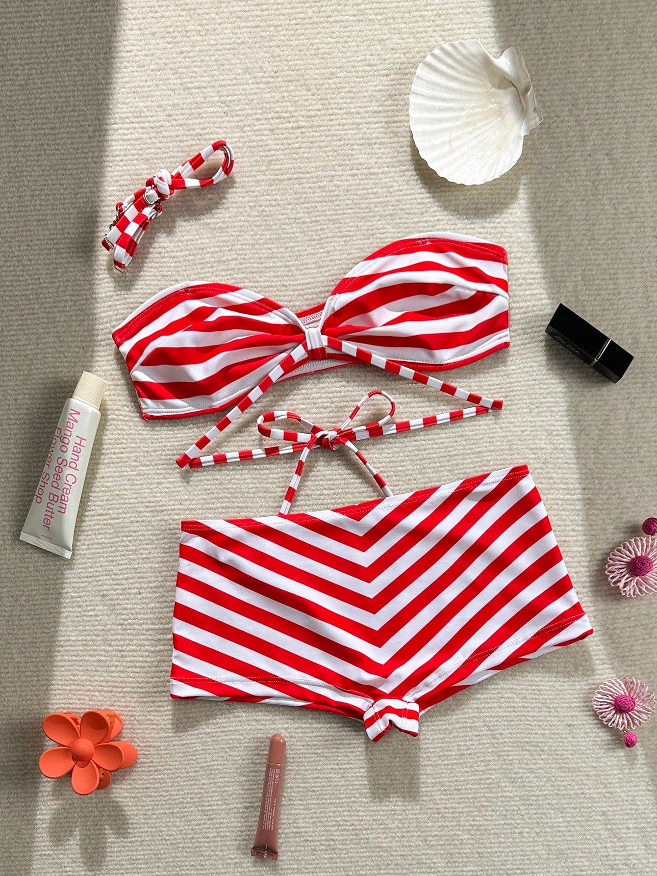 Swim SXY Women's Striped Sexy Bikini Two Pieces Swimwear, Suitable