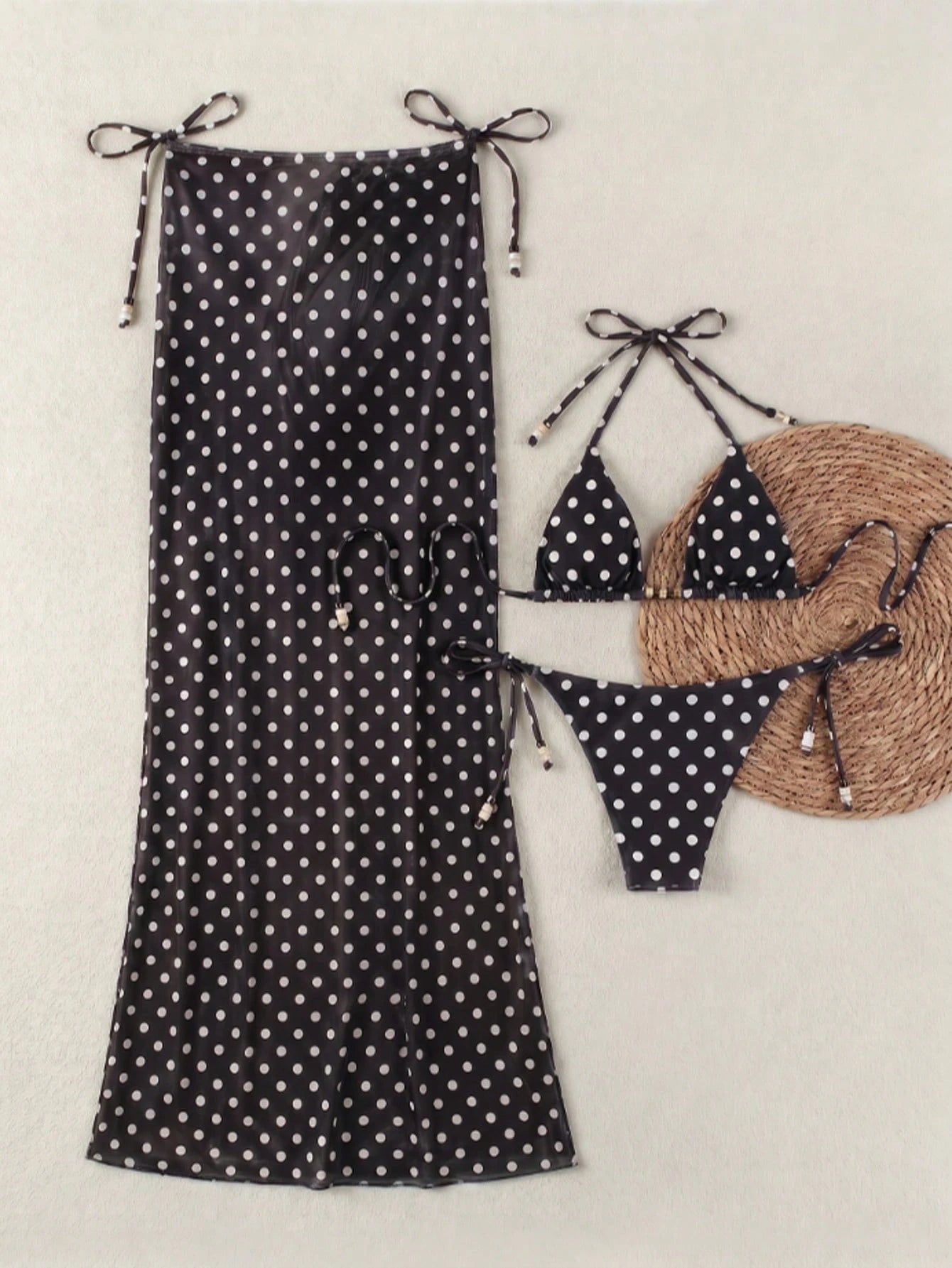 New Spring/Summer Women's Tie-Dye Halter Sexy Casual Elegant Bikini