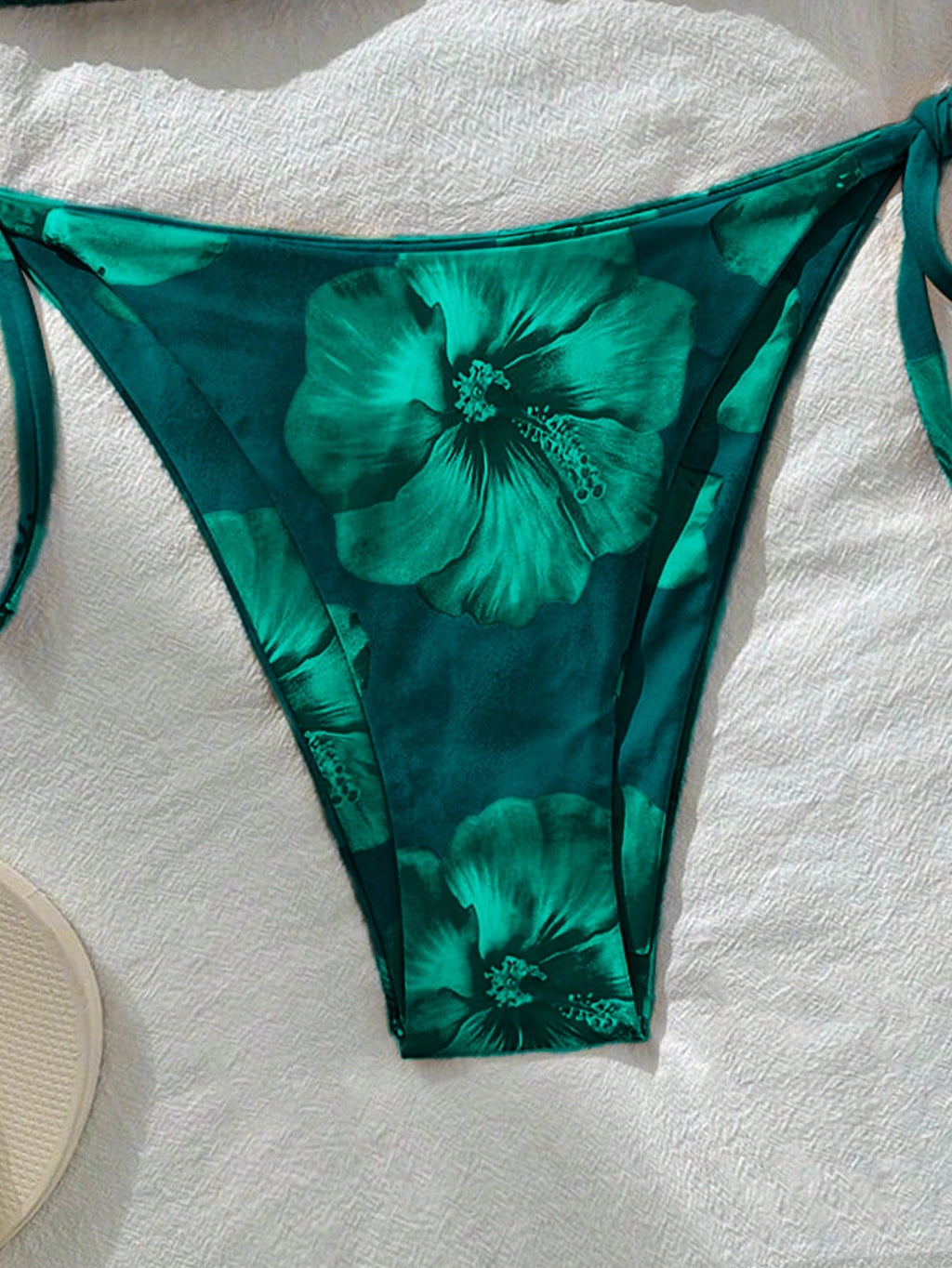 Swim Vcay Women's Random Print Halter Neck Tied Bikini Set, Summer