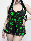 Goth 2026 New Plus Size 2 Pieces Swimsuit, Summer Beach Vacation Outfit