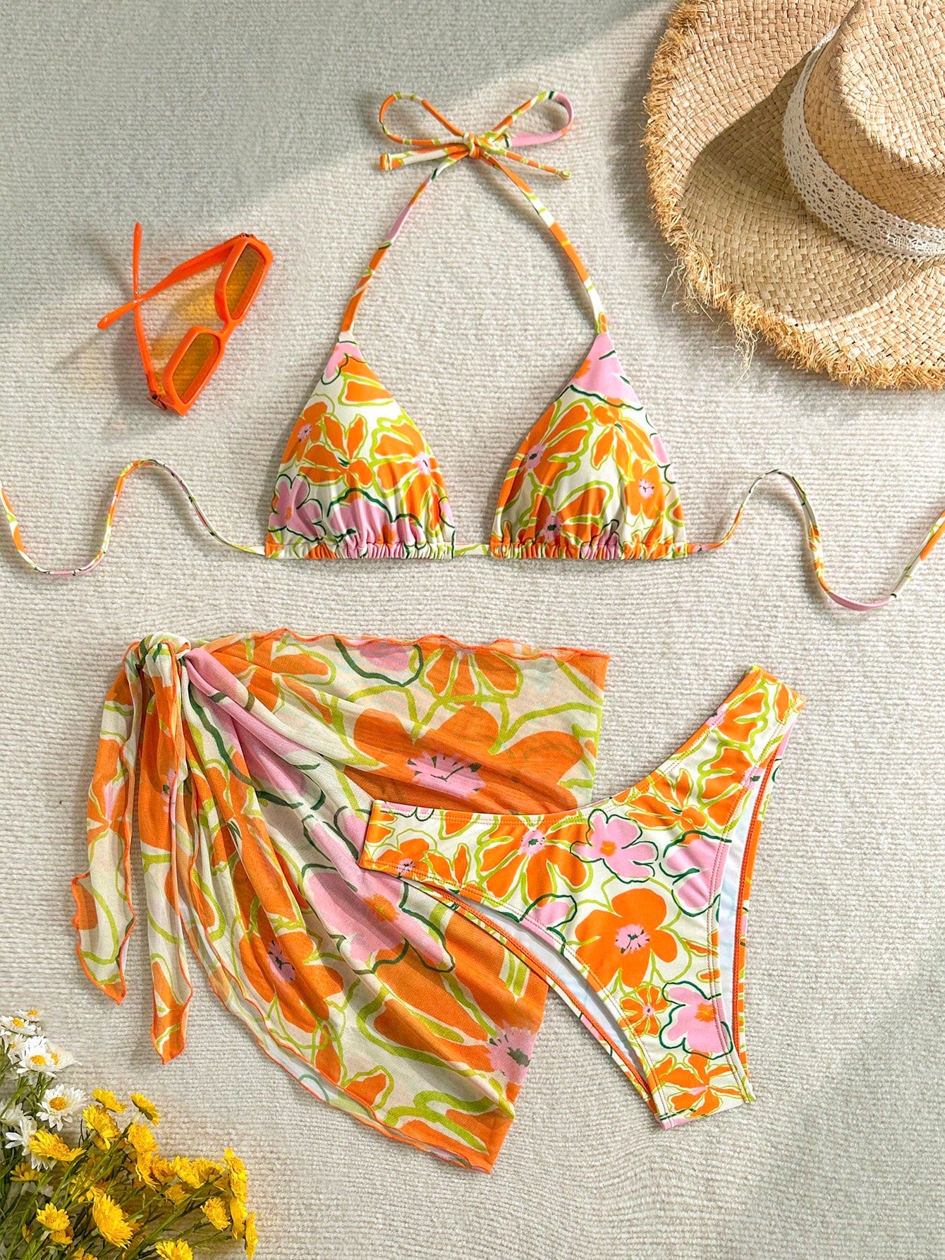 Soleia Summer Outfit For Women Pink Bikini Women's Summer Vacation