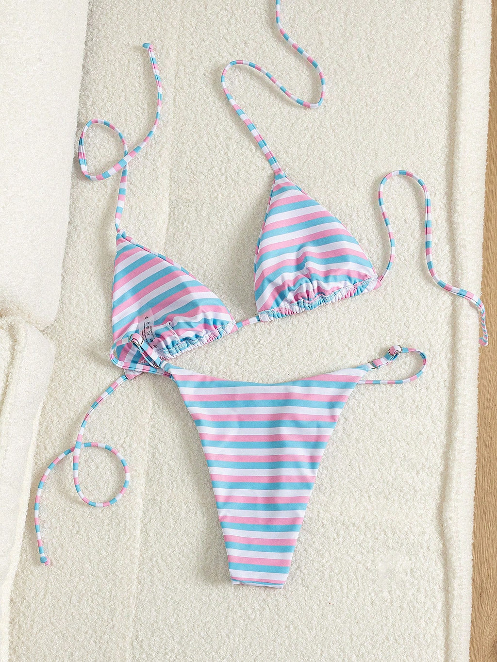 Women's Printed Halter Tie 2 Pieces Swimwear: Sexy Fashion Elegant
