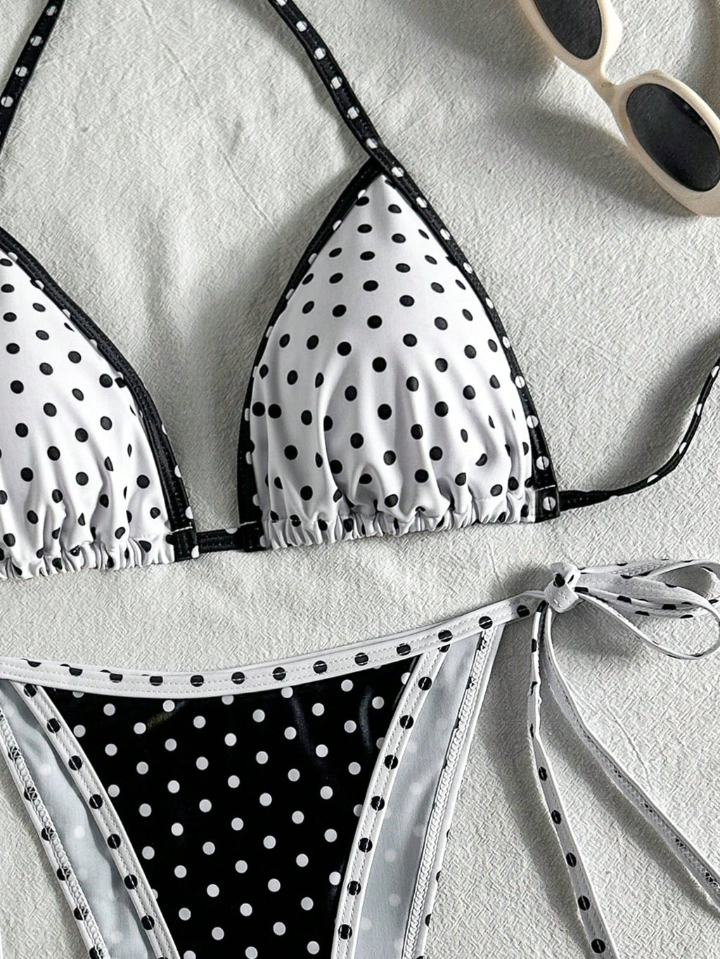 Swim Mod Women's Localized Print Halter Sexy Bikini Set, Summer