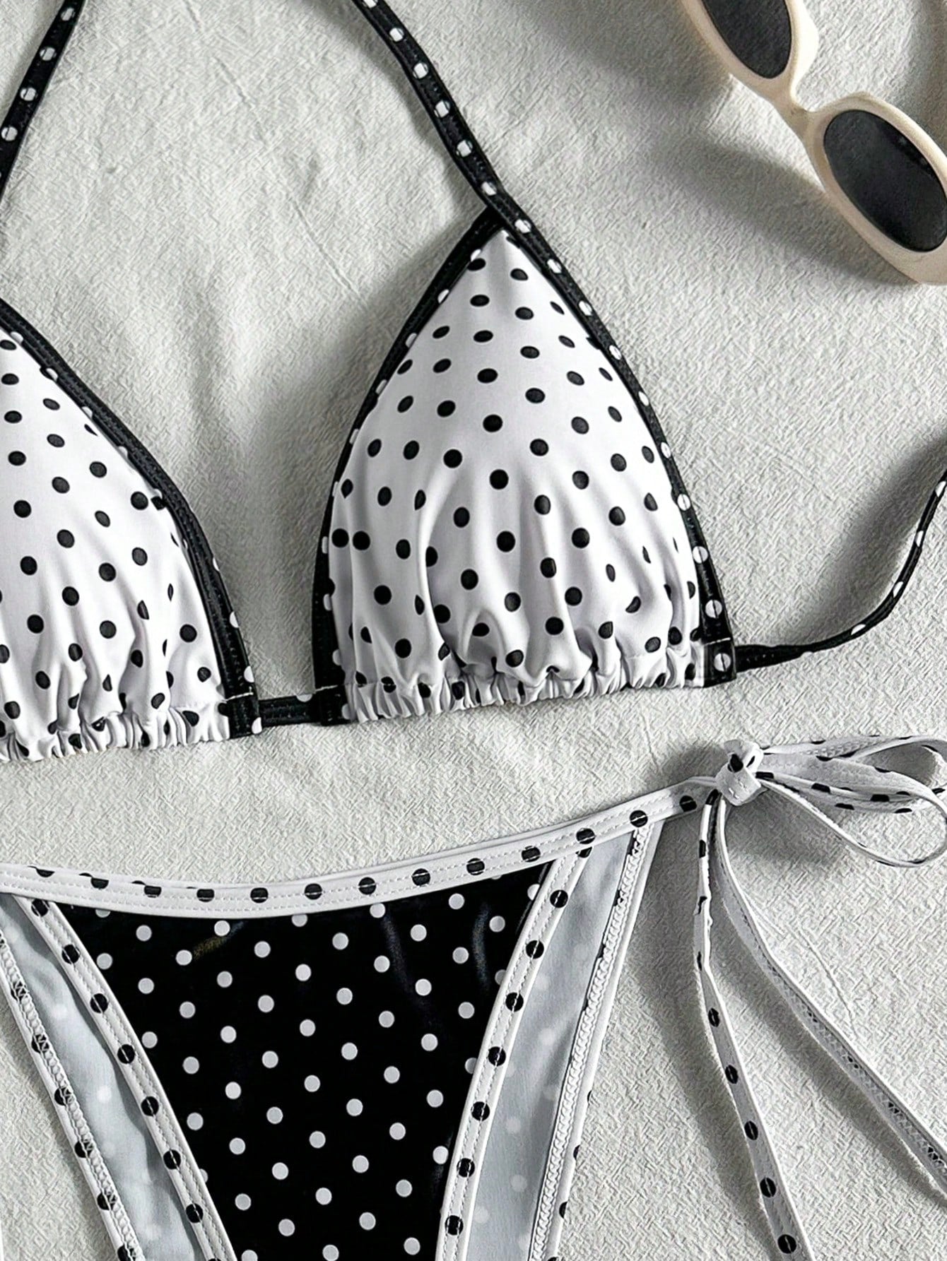 Swim Mod Women's Localized Print Halter Sexy Bikini Set, Summer
