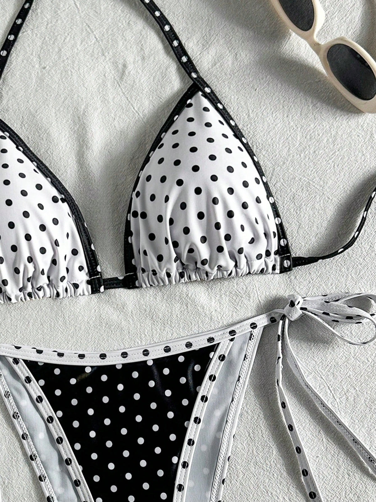 Swim Mod Women's Localized Print Halter Sexy Bikini Set, Summer - image 12