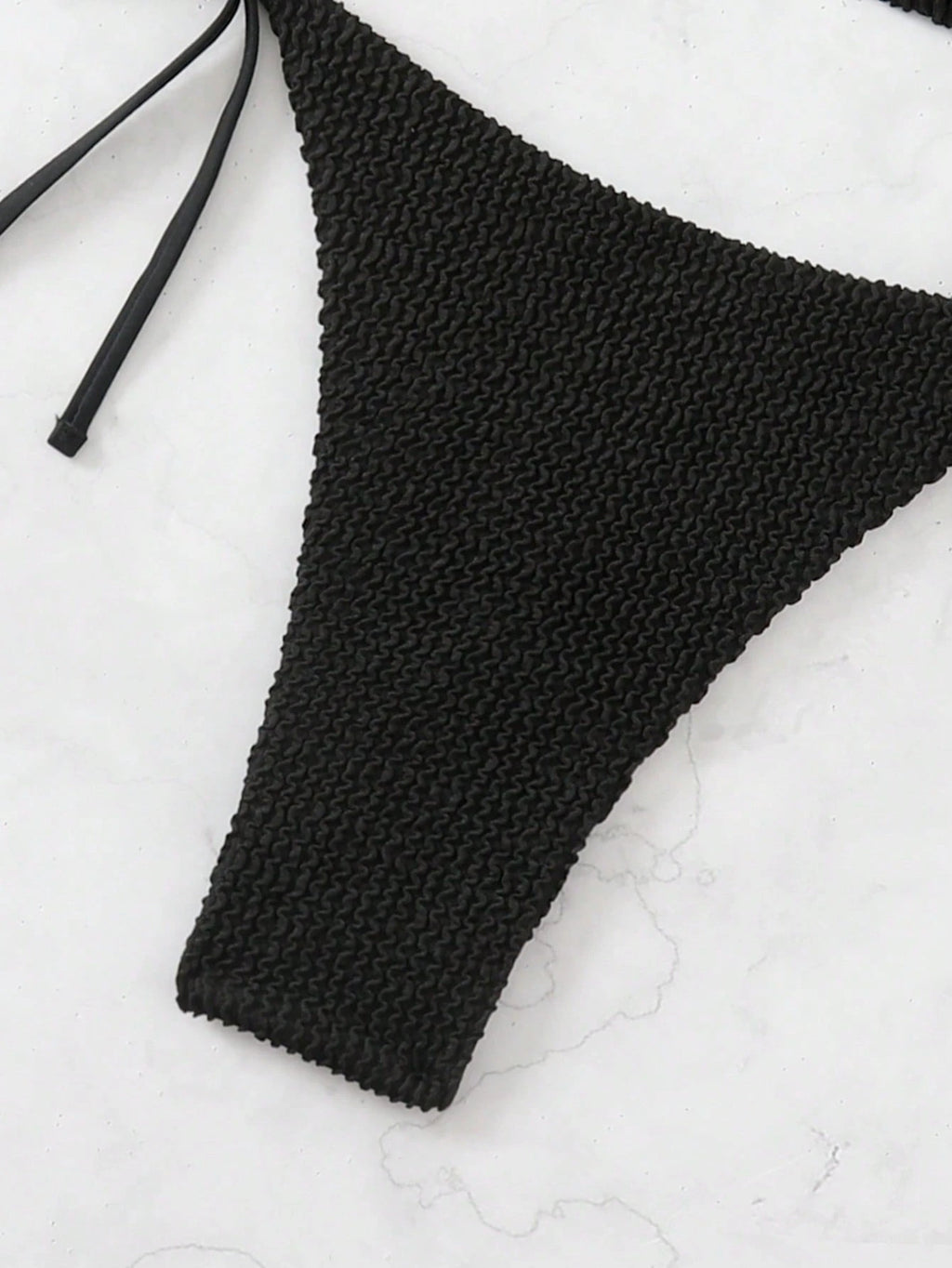 Swim Basics Women's Summer Beach Halter Tie Sexy Bikini And Triangle Briefs Swim
