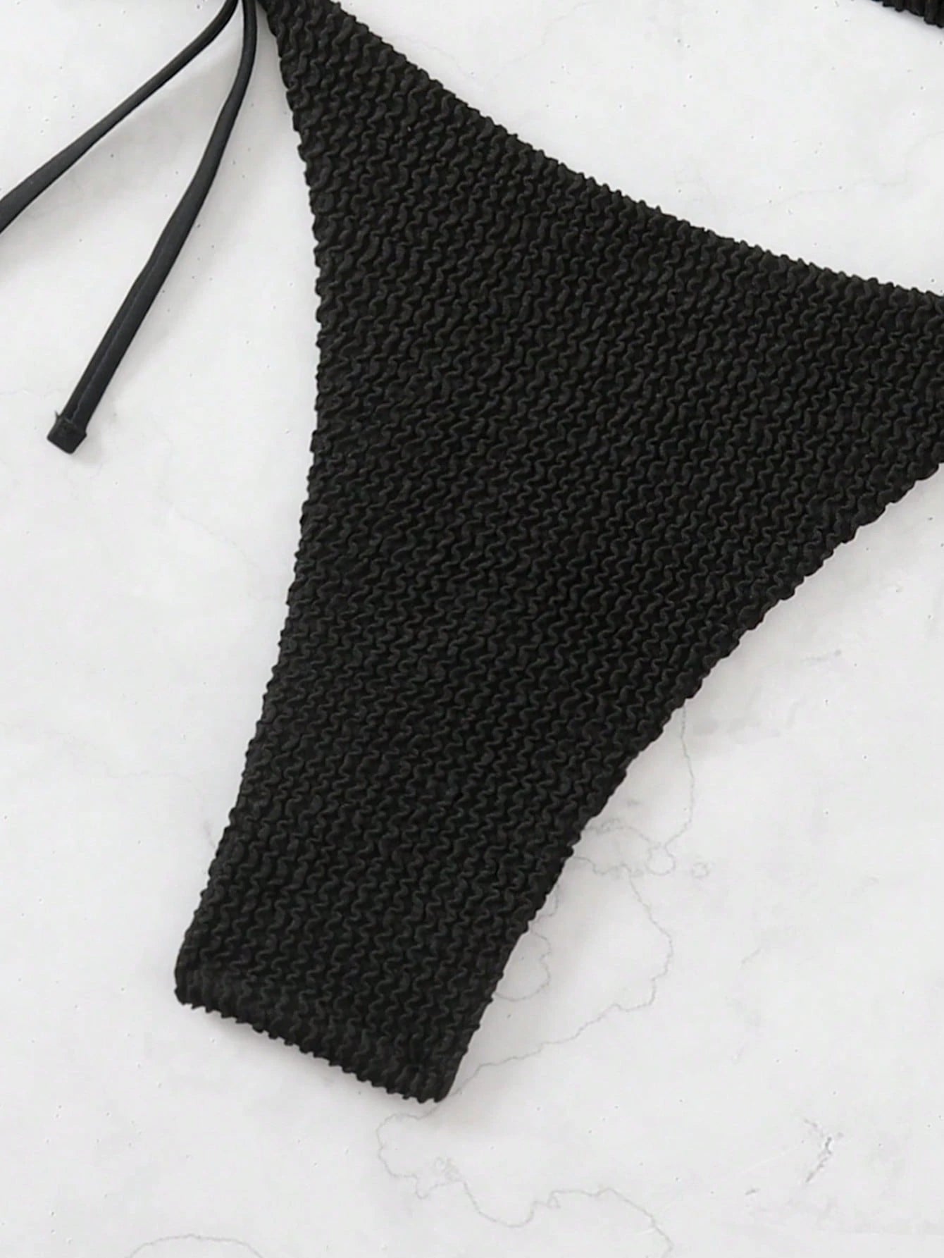 Swim Basics Women's Summer Beach Halter Tie Sexy Bikini And Triangle Briefs Swim