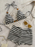 Swim Vcay Women's Summer Casual Cute 2 Pieces Beachwear Set, Resin