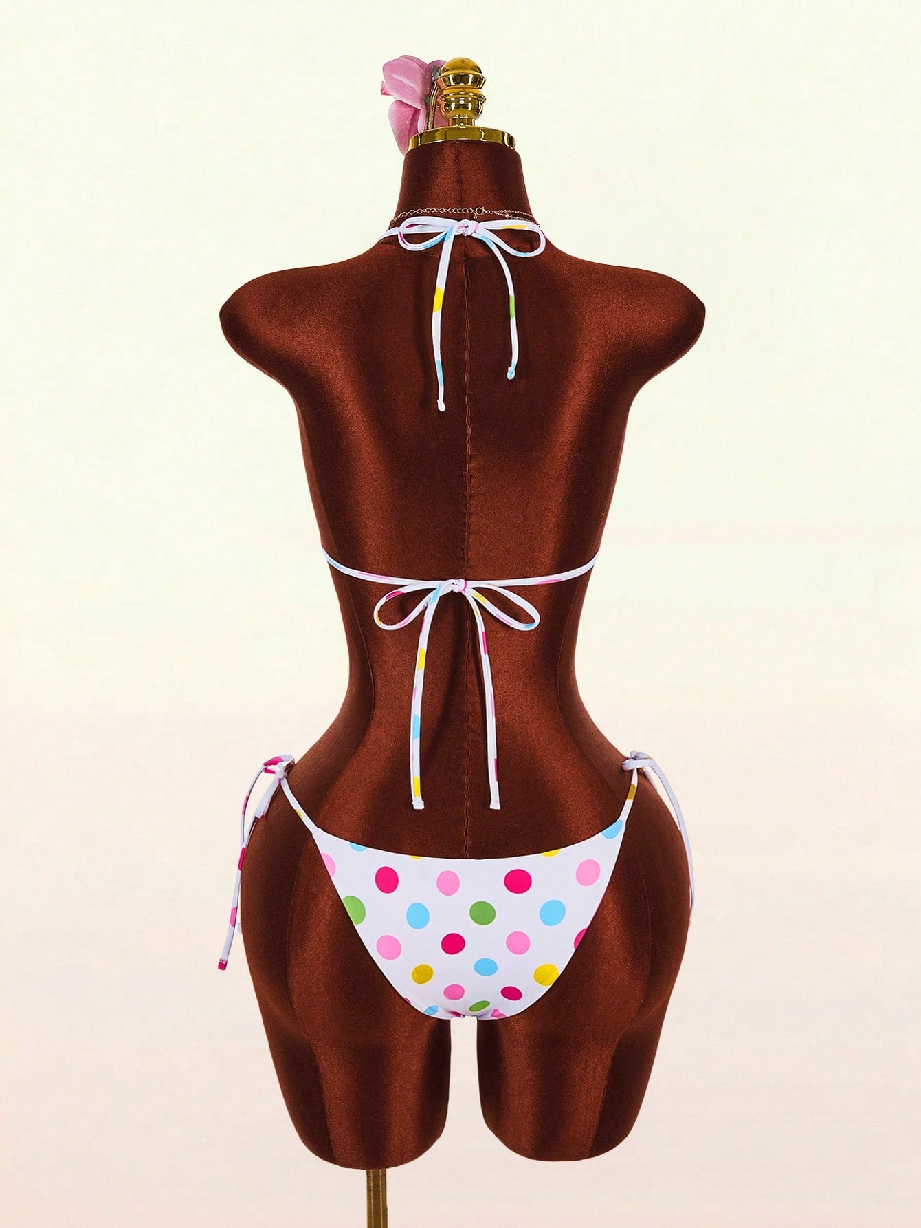 Amplova Women's Leopard Print Reversible Bikini Set, Sexy & Stylish,