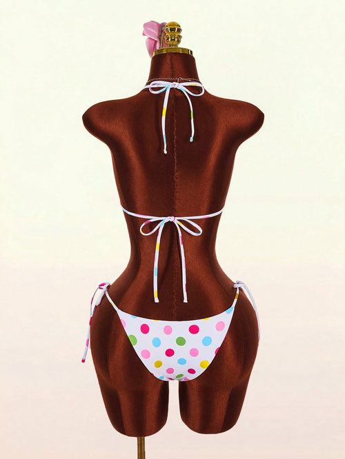 Amplova Women's Leopard Print Reversible Bikini Set, Sexy & Stylish,
