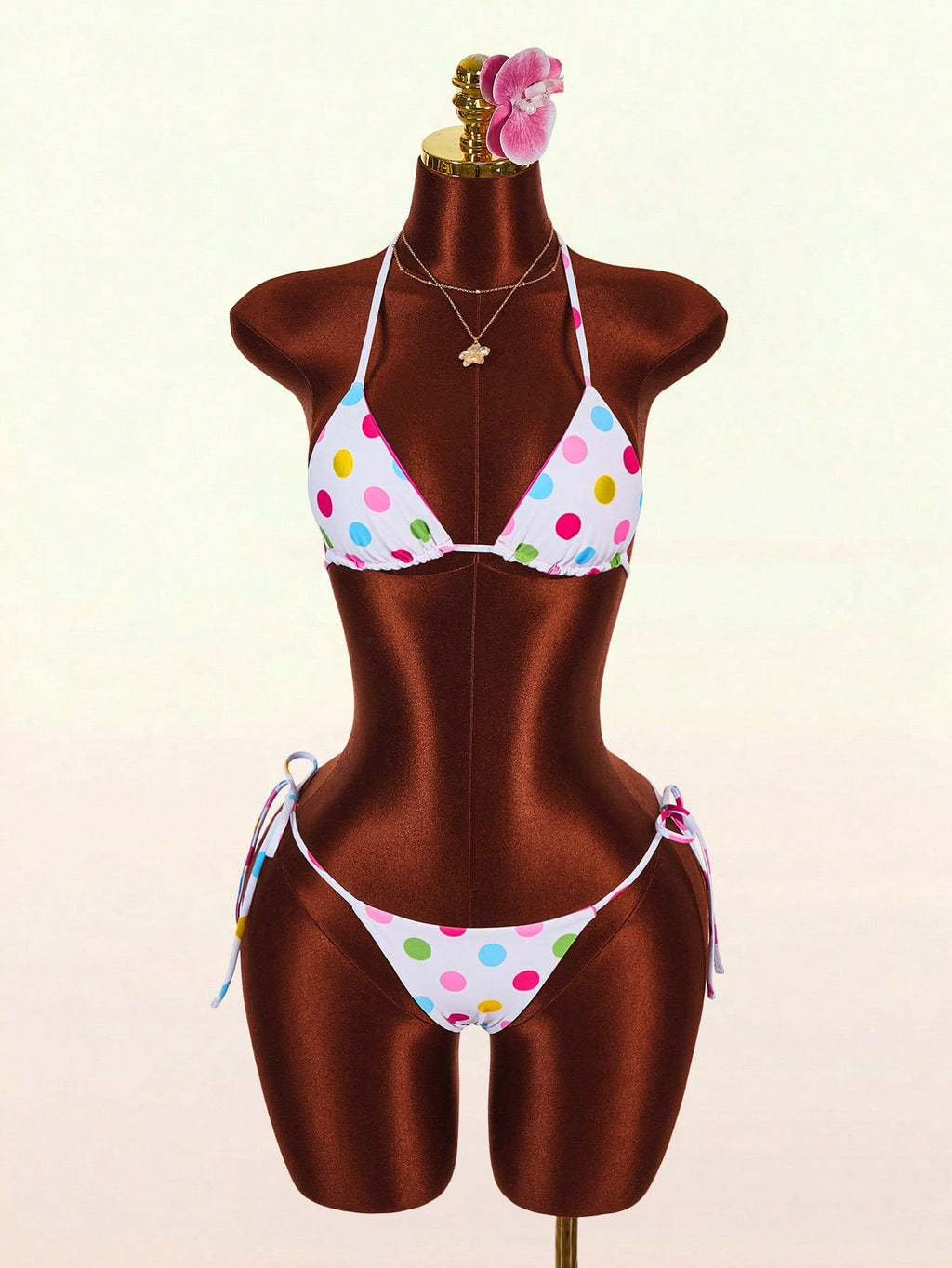 Amplova Women's Leopard Print Reversible Bikini Set, Sexy & Stylish,