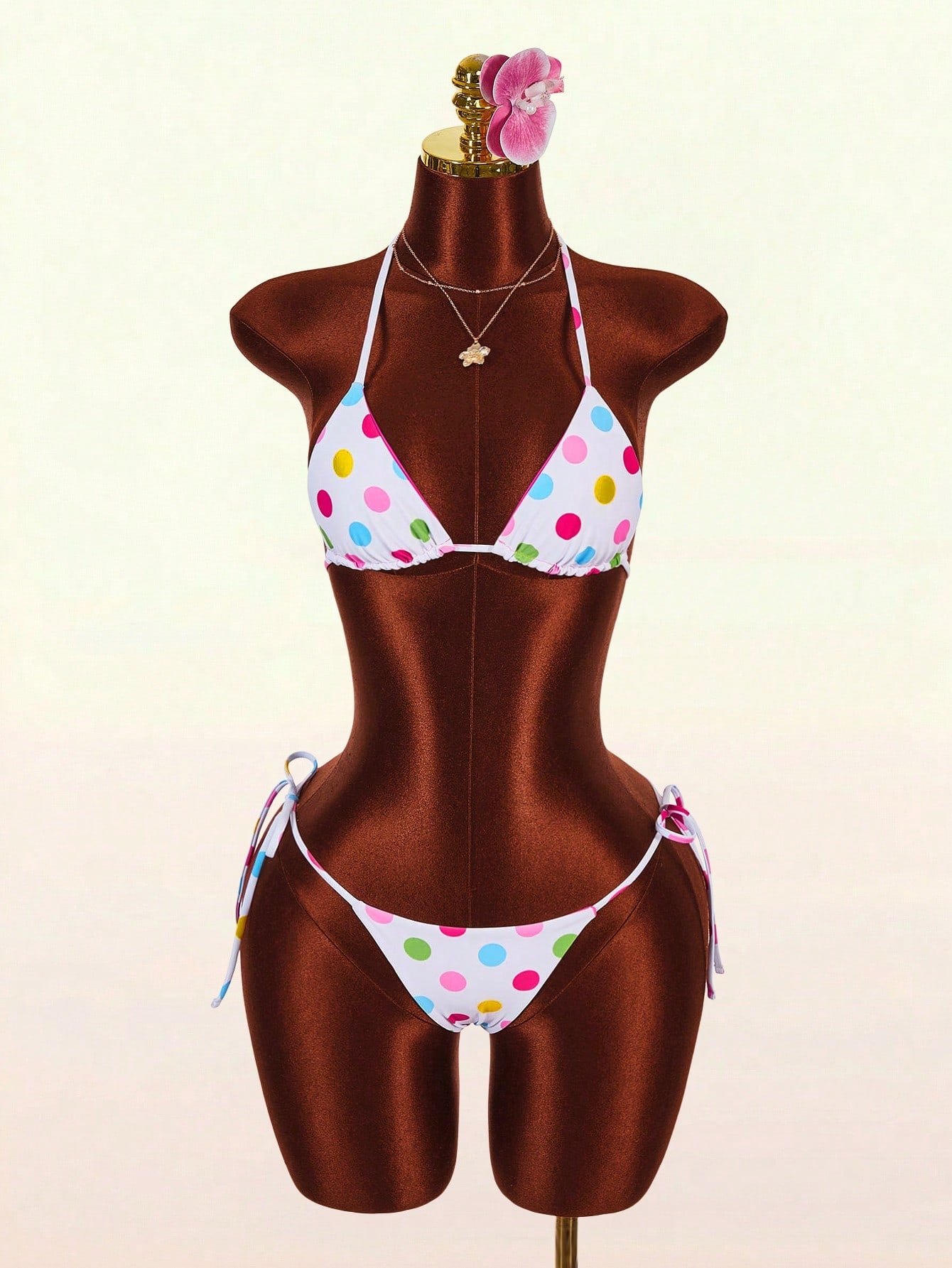 Amplova Women's Leopard Print Reversible Bikini Set, Sexy & Stylish,