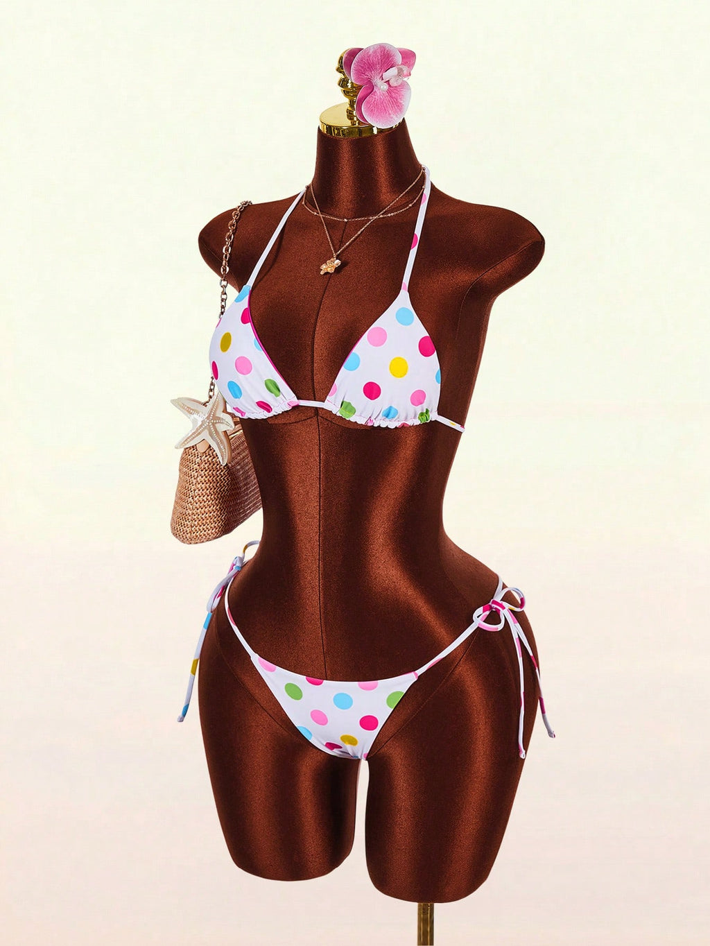 Amplova Women's Leopard Print Reversible Bikini Set, Sexy & Stylish,
