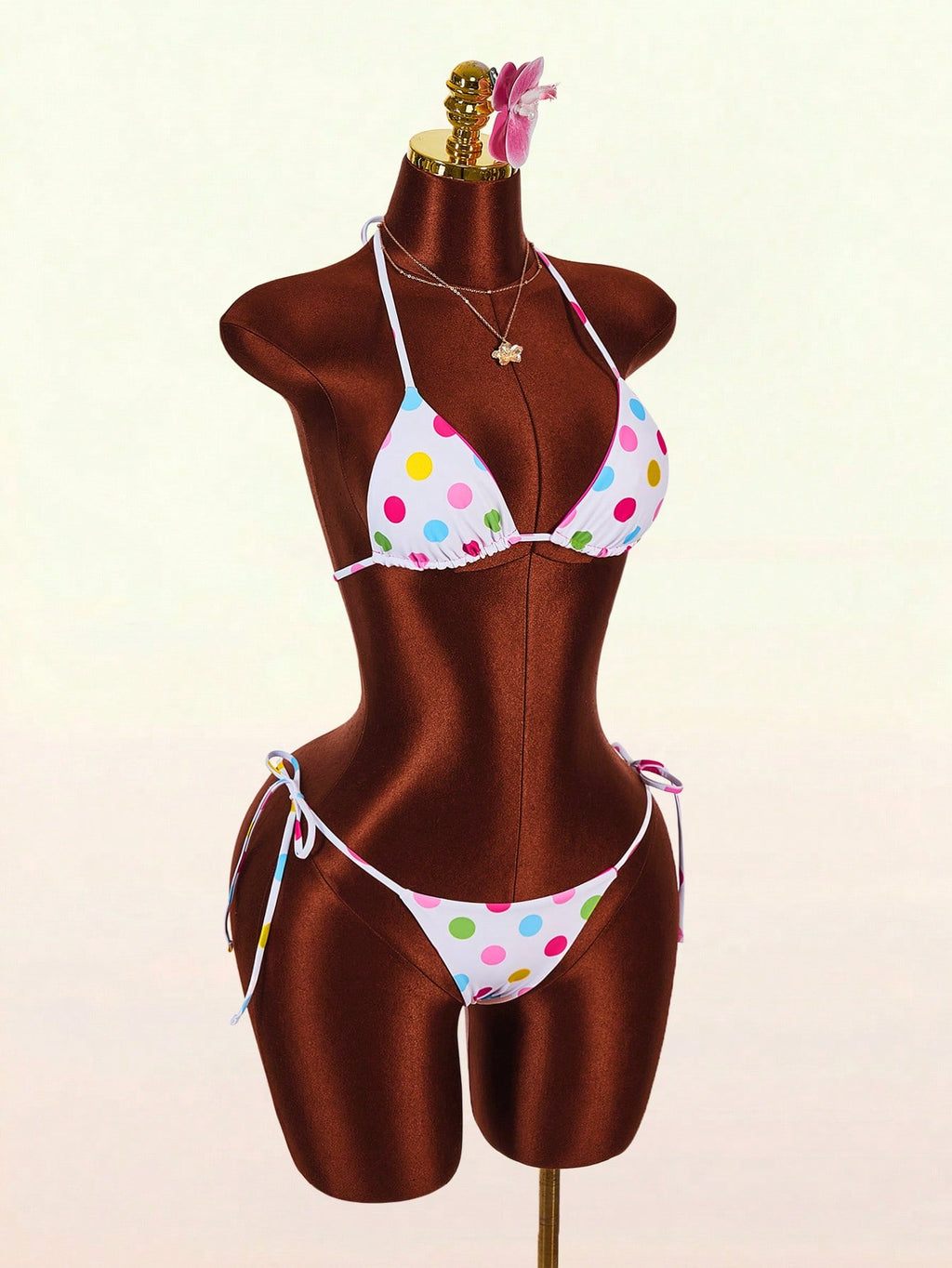 Amplova Women's Leopard Print Reversible Bikini Set, Sexy & Stylish,