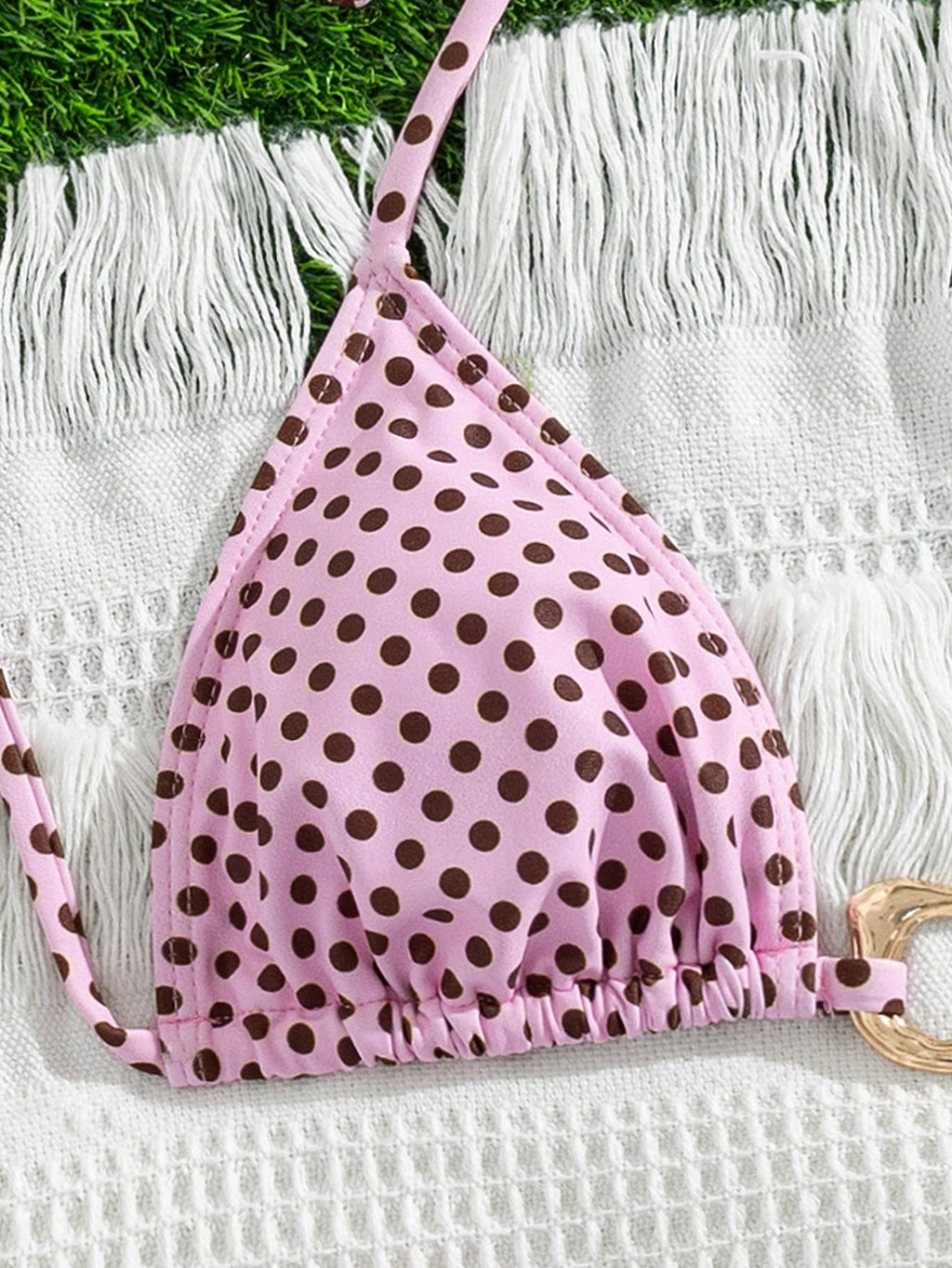 Lady's Print Halter & Tie-Side 2Pcs Swimwear: Sexy, Stylish, Young,