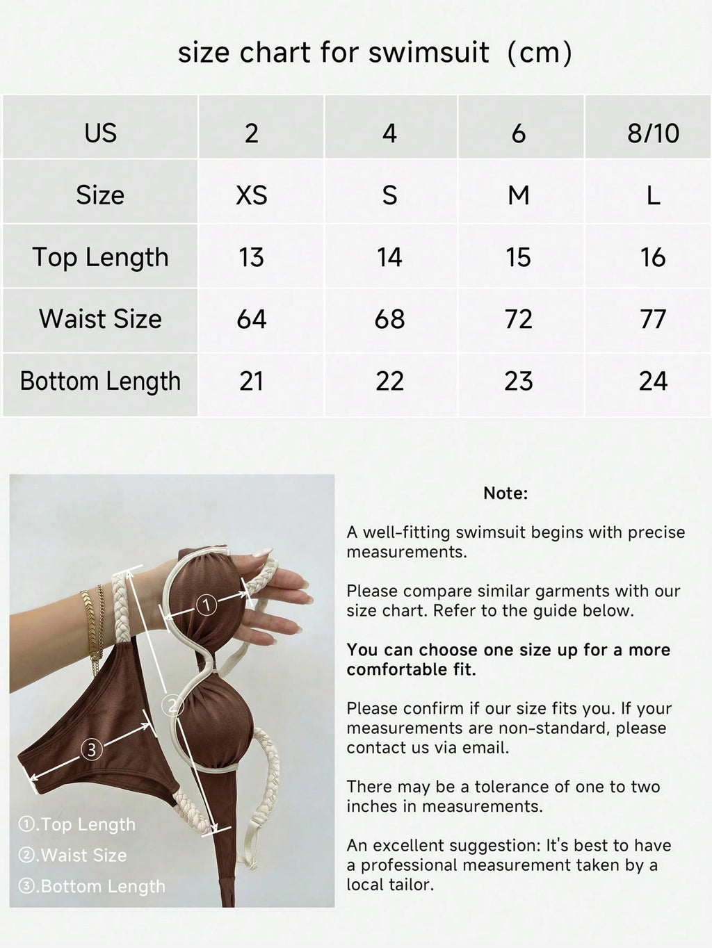 Bikinx Women's Fashion Braided Shoulder Strap Bikini Set, Underwire