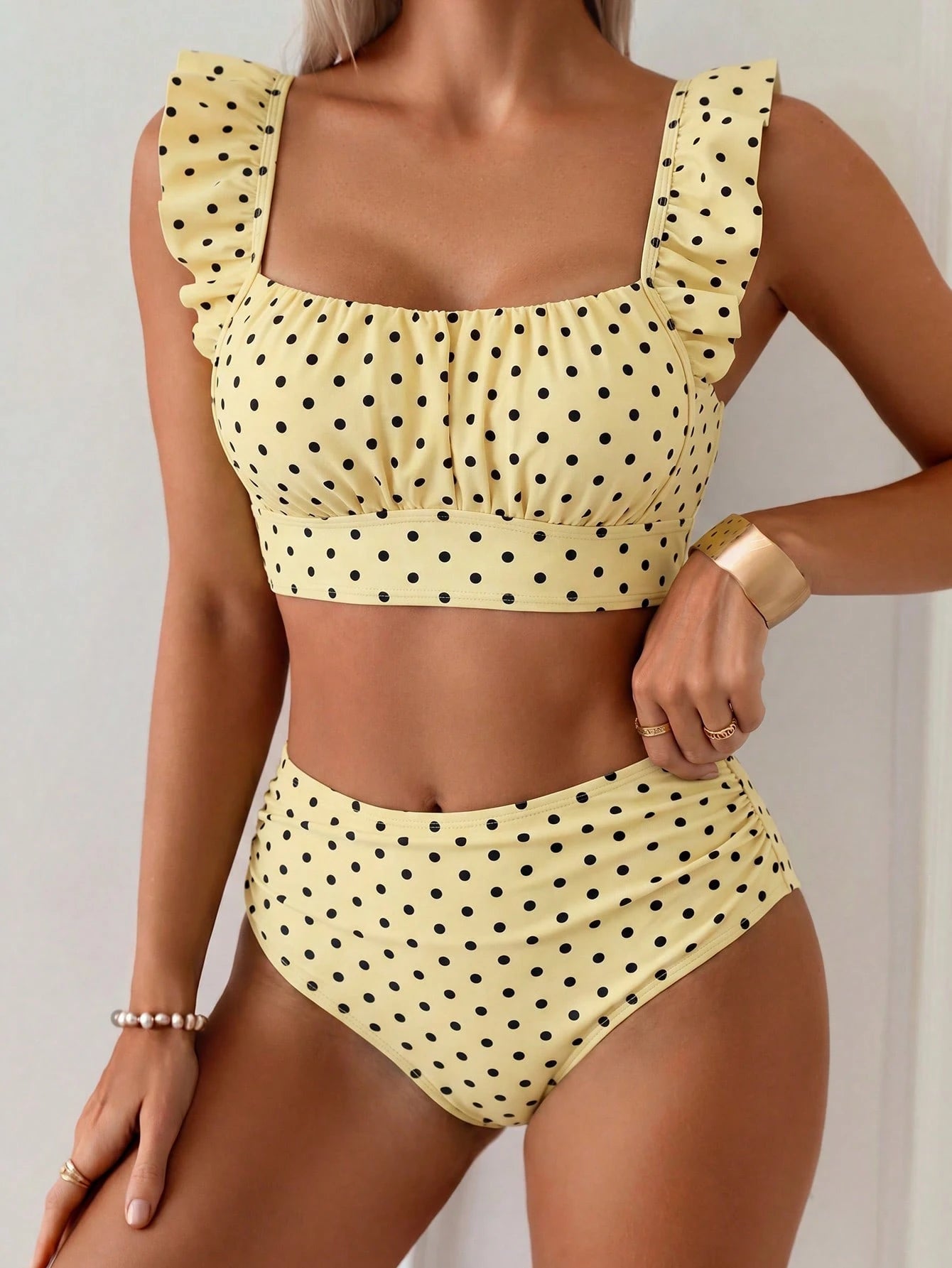 Swim Basics 2pcs Women's Pink Summer Cute Beach Party Holiday Holiday