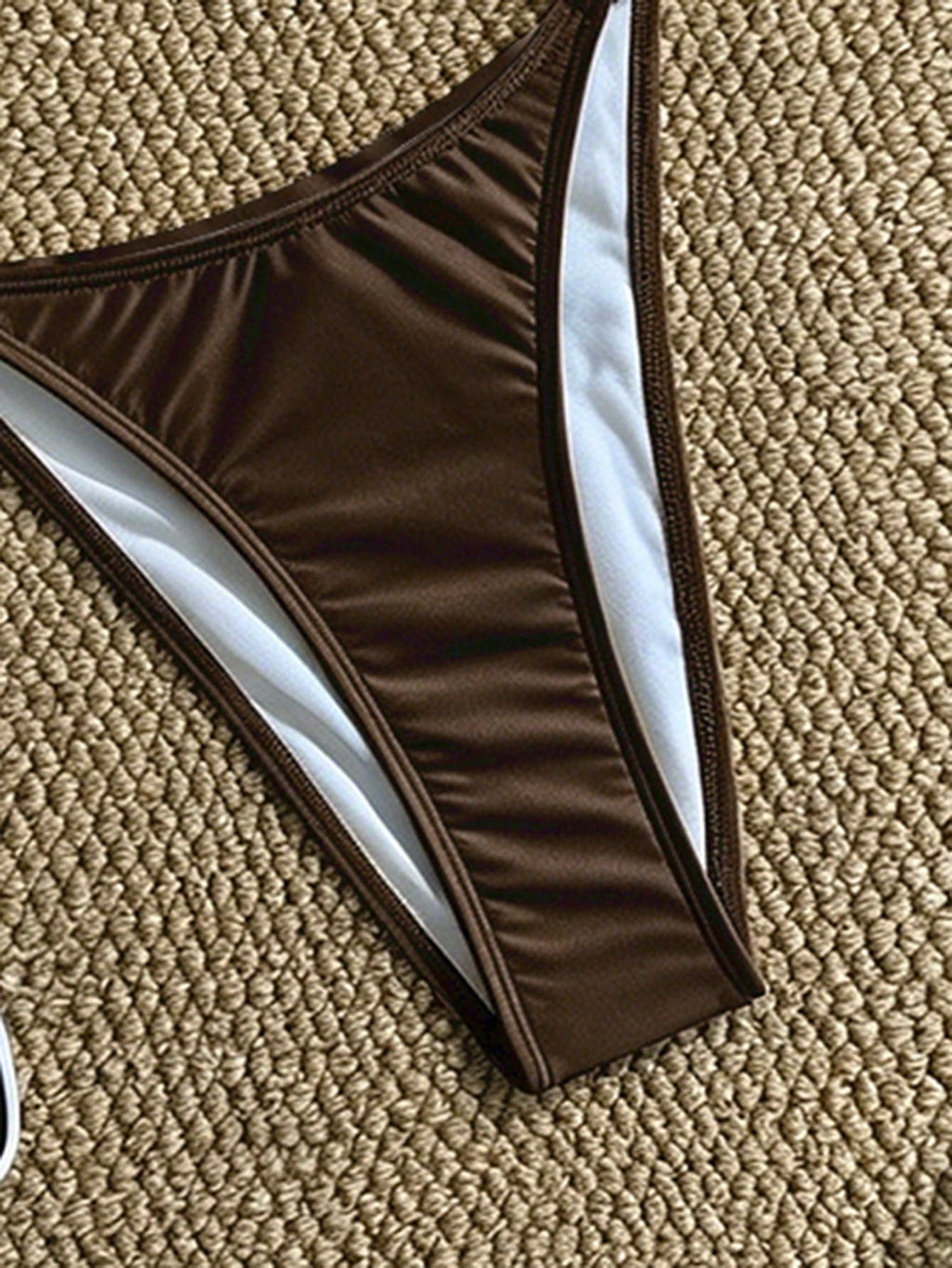 Swim Chiccia 2026 New Women's Summer Beach Elegant Satin Shell Decor