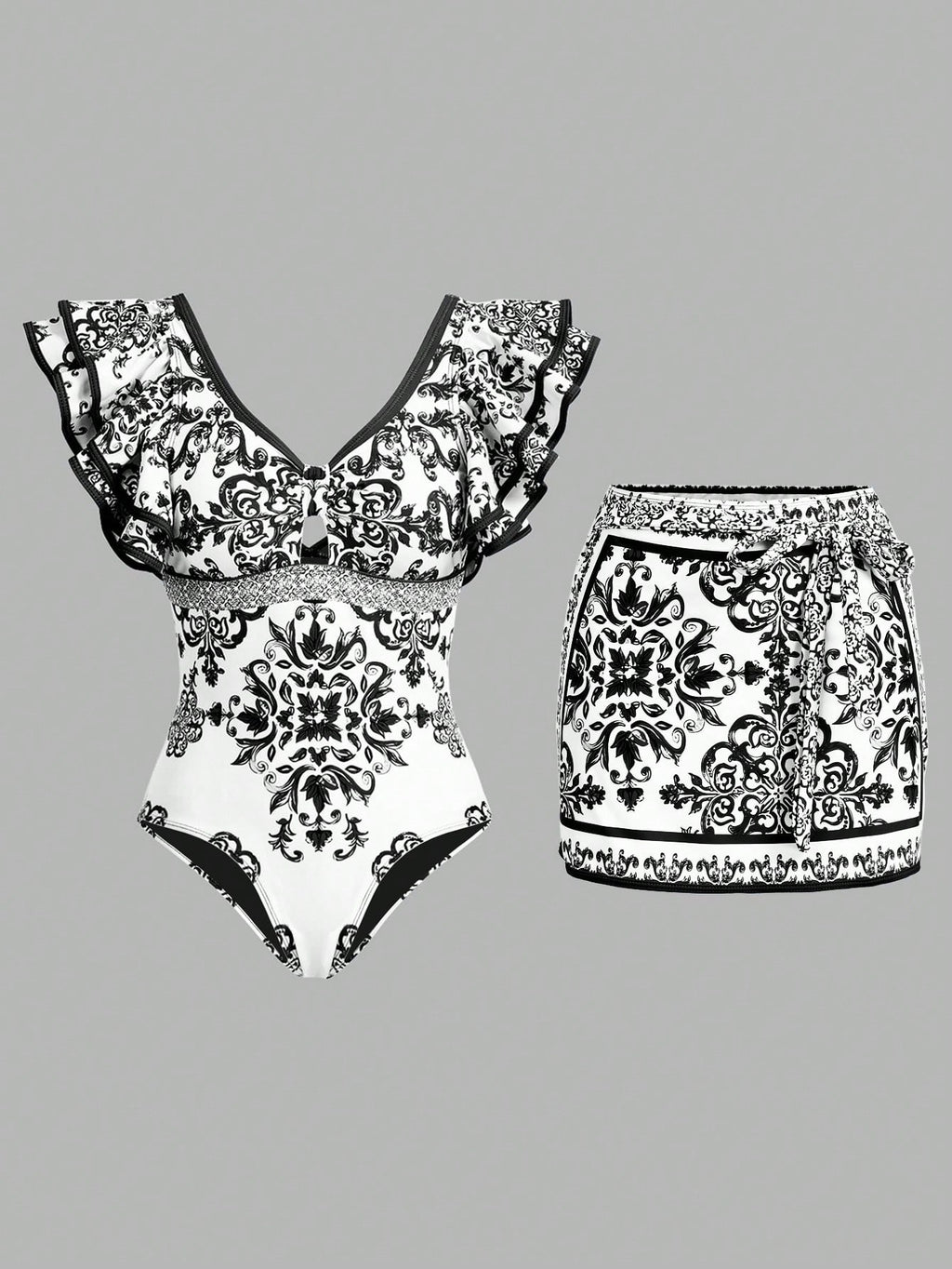 Swim Oasis 2026 Spring/Summer New Women's Plus Size Fashion Sexy Digital Print Design Shoulder Strap